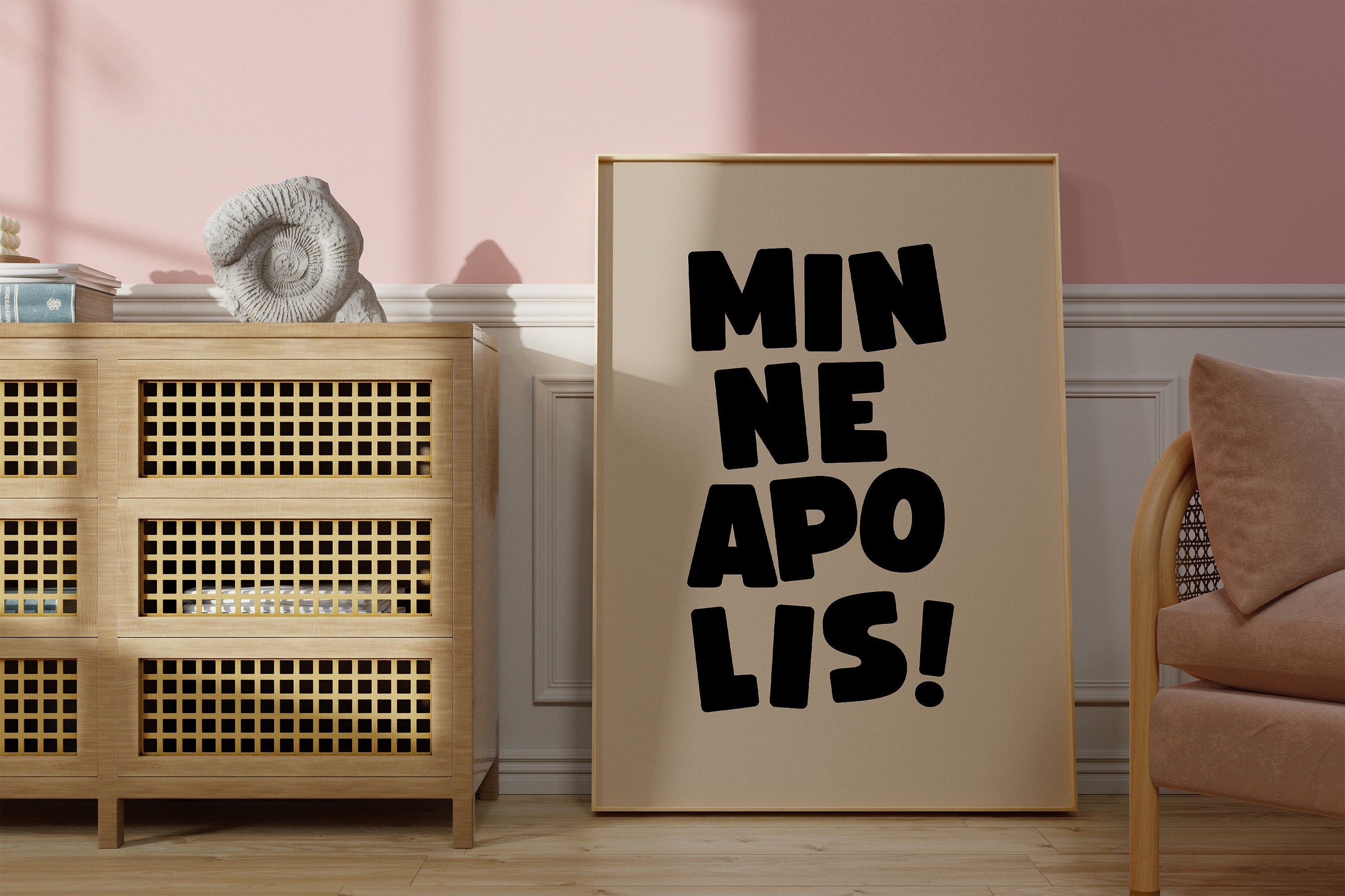 Minneapolis Art Print,Digital Art Download,Black Minneapolis Wall Art,Cute Trendy Art,Minneapolis Posters,Minneapolis Poster,Beige Posters