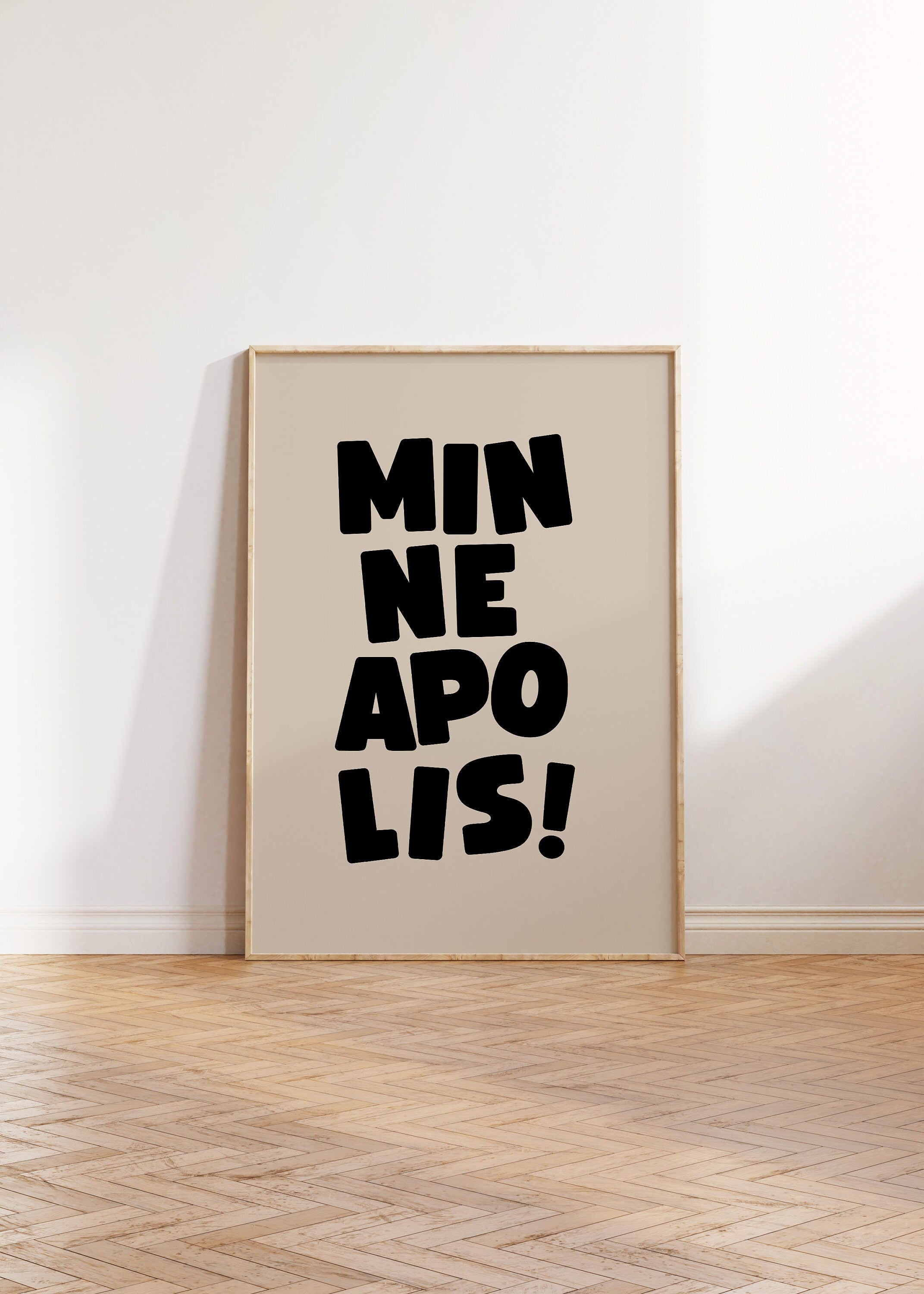 Minneapolis Art Print,Digital Art Download,Black Minneapolis Wall Art,Cute Trendy Art,Minneapolis Posters,Minneapolis Poster,Beige Posters