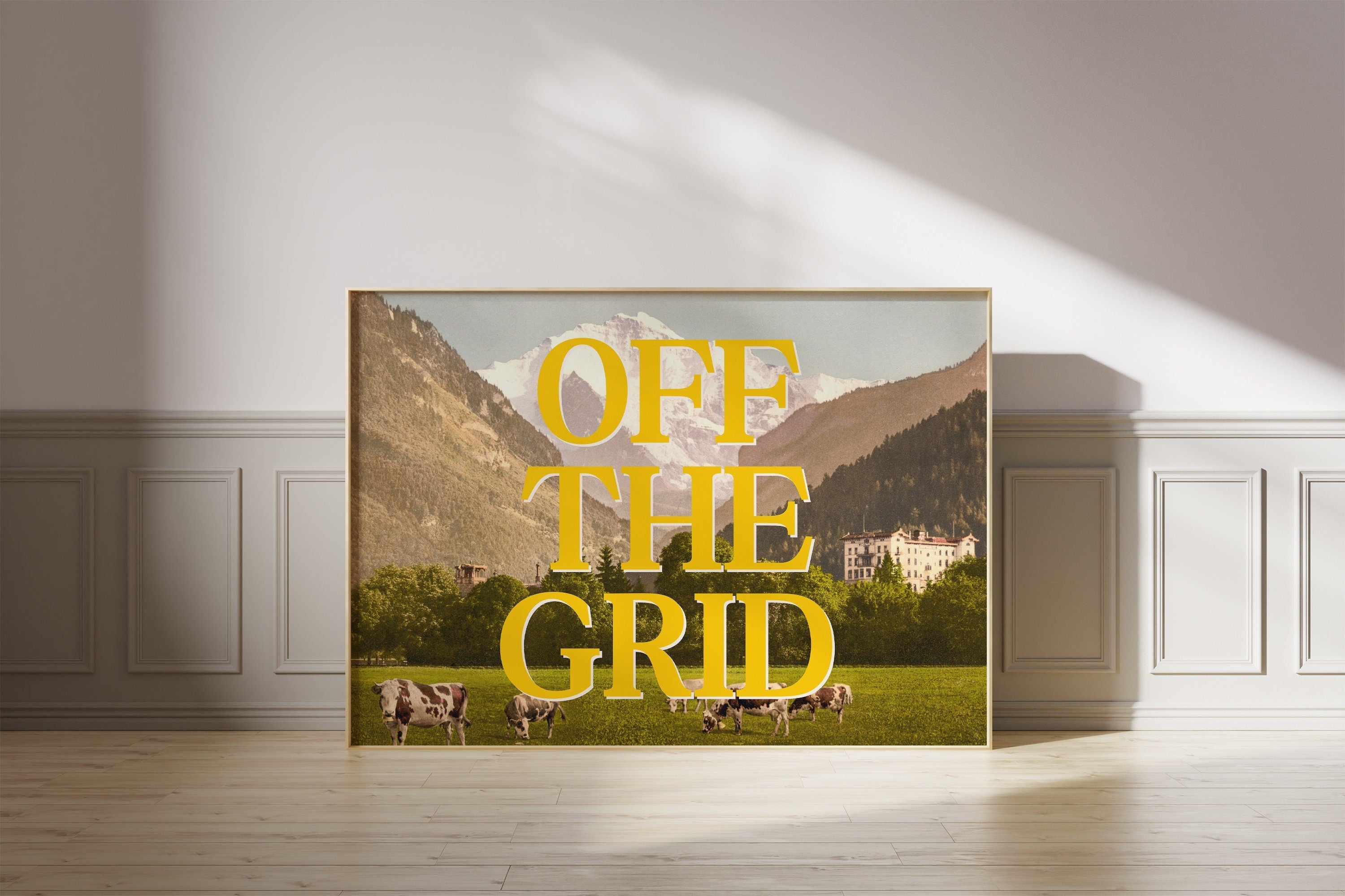 Off the Grid Digital Art Print