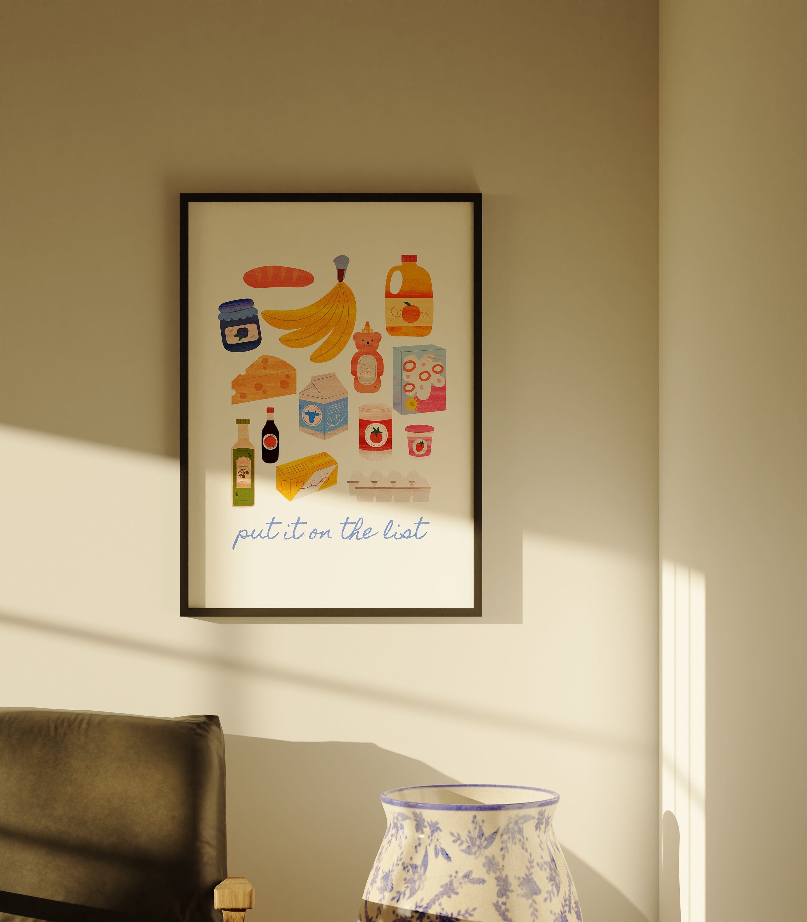 Let's Eat Kitchen Wall Art, Bon Appetit Print, Maximalist Kitchen Poster, French Poster, Dining Room, Typography Print, DIGITAL DOWNLOAD