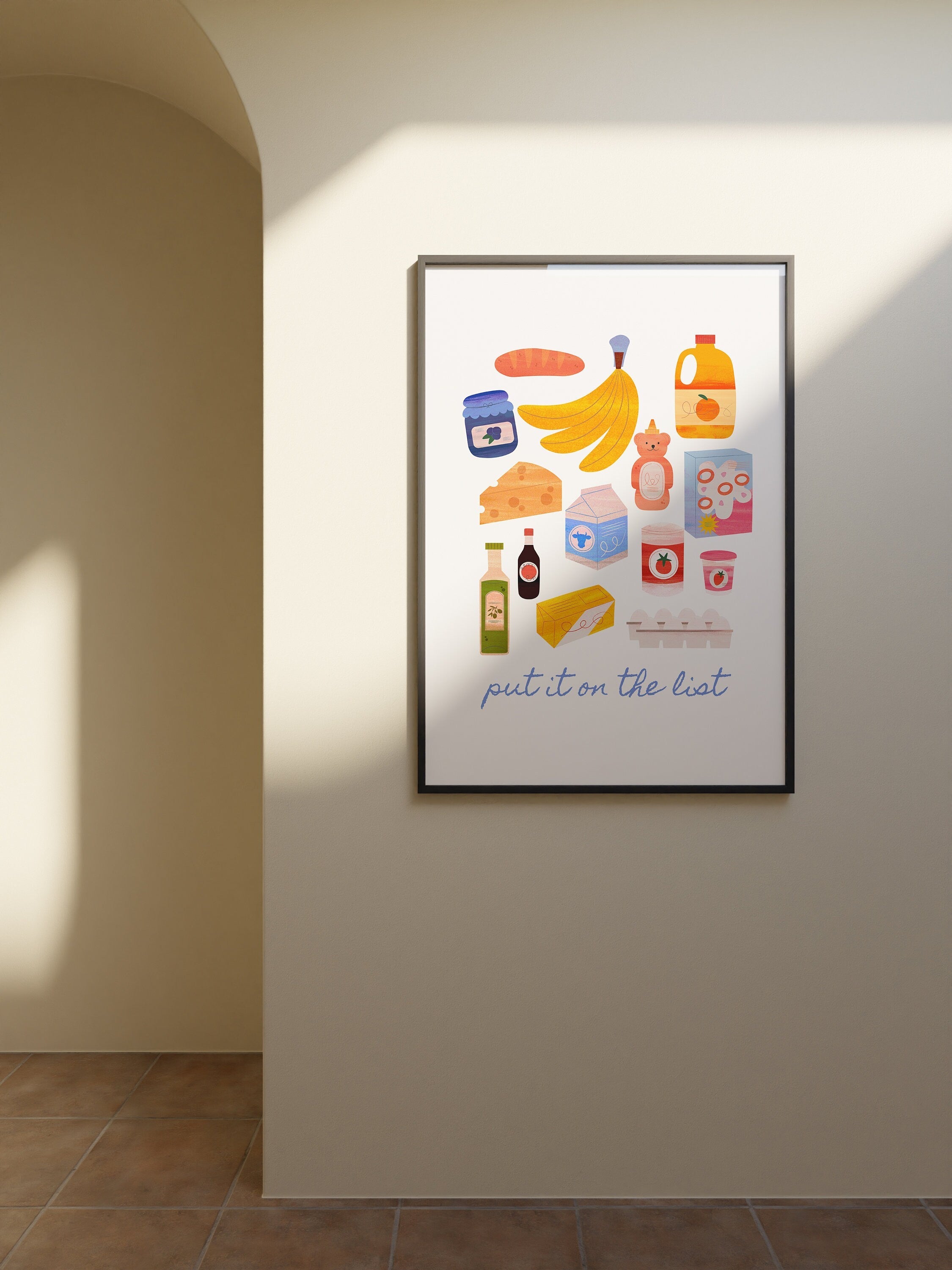 Let's Eat Kitchen Wall Art, Bon Appetit Print, Maximalist Kitchen Poster, French Poster, Dining Room, Typography Print, DIGITAL DOWNLOAD
