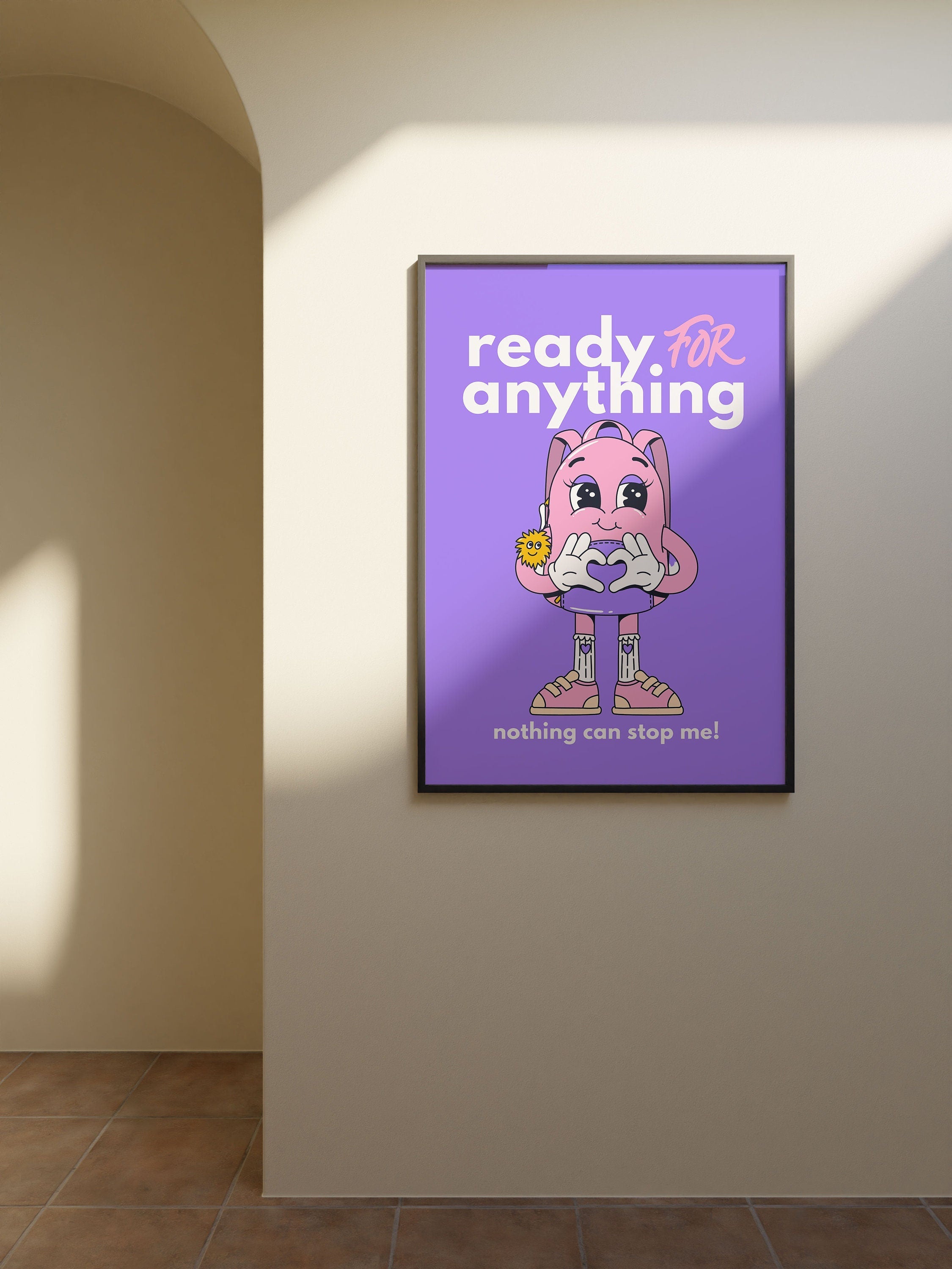 Purple Kids Art, Digital Prints Wall Art, Digital Prints, Emotions Art Prints, Mood and Feelings Poster, School Posters, School Art Prints