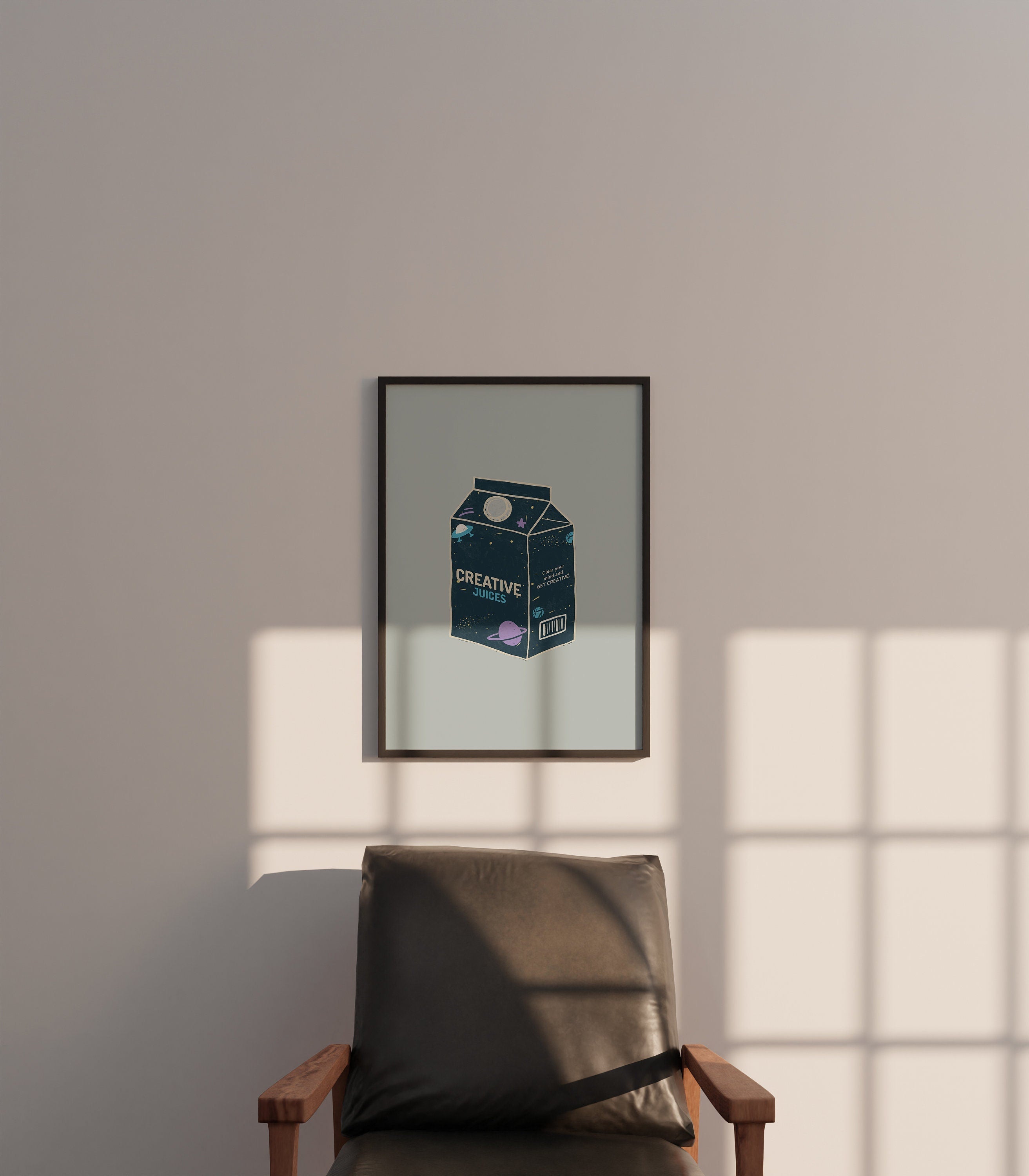 Creative Juice Box Digital Art Print