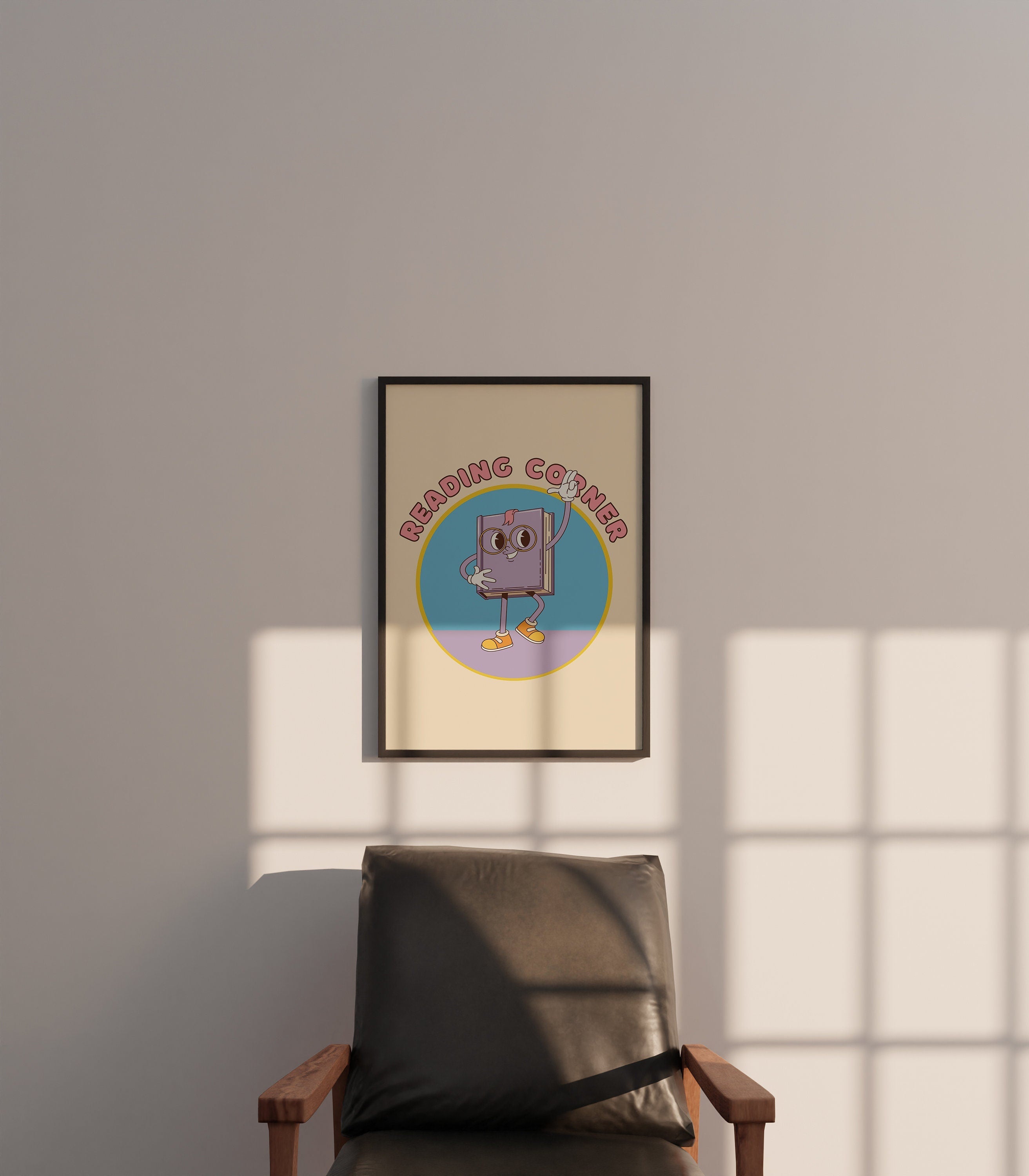 Reading Corner Digital Art Print