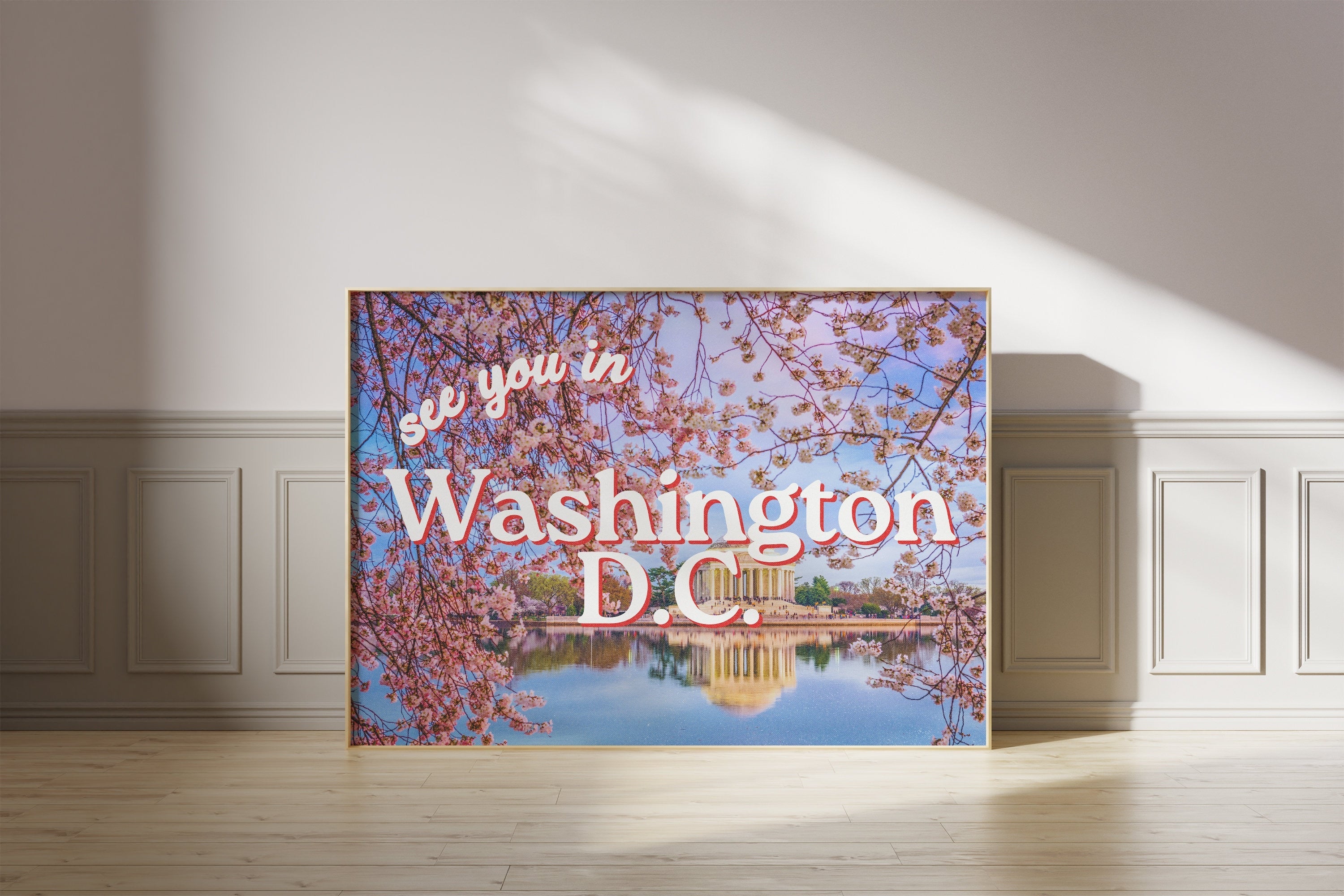 See You In Washington DC Digital Art Print