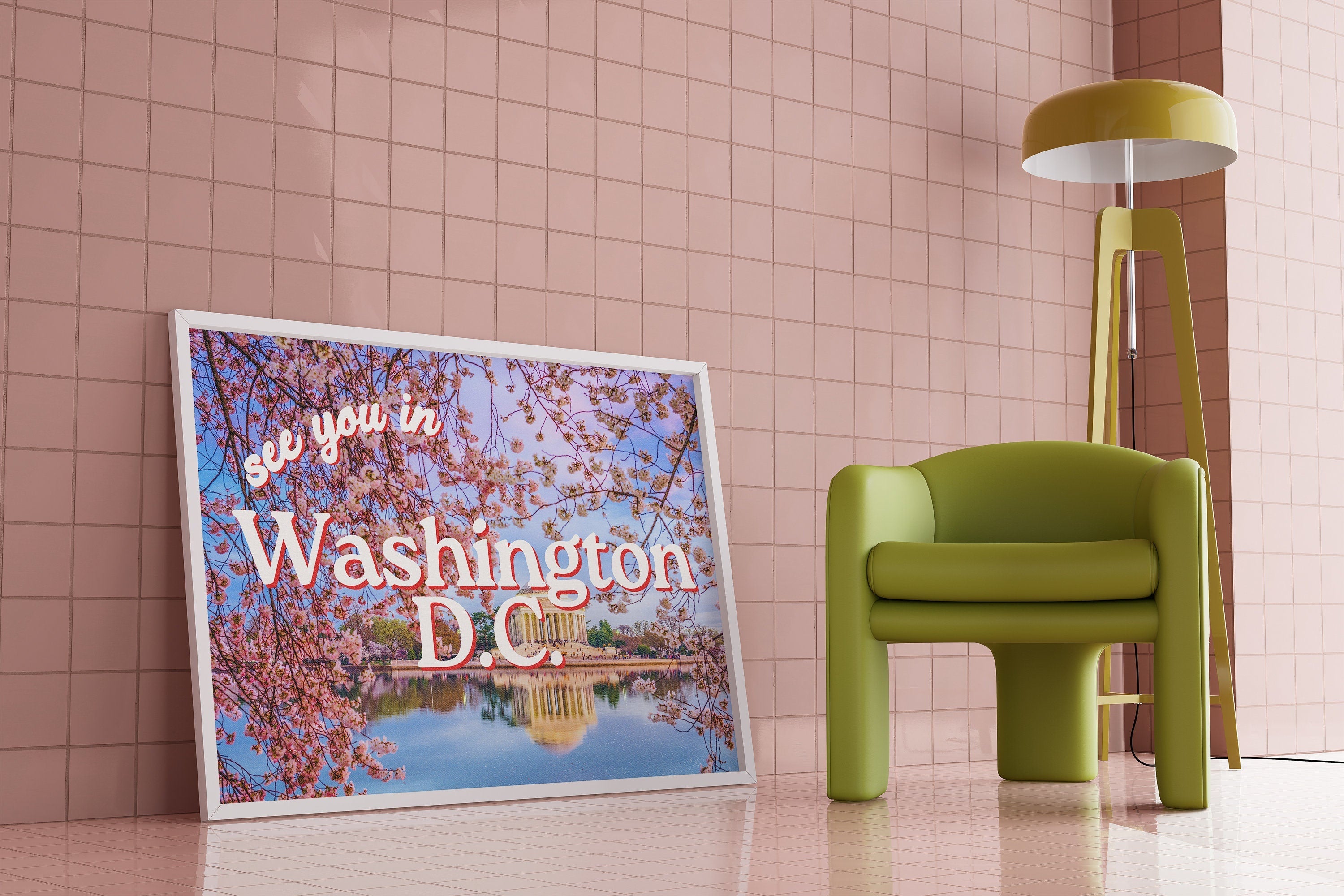 See You In Washington DC Digital Art Print