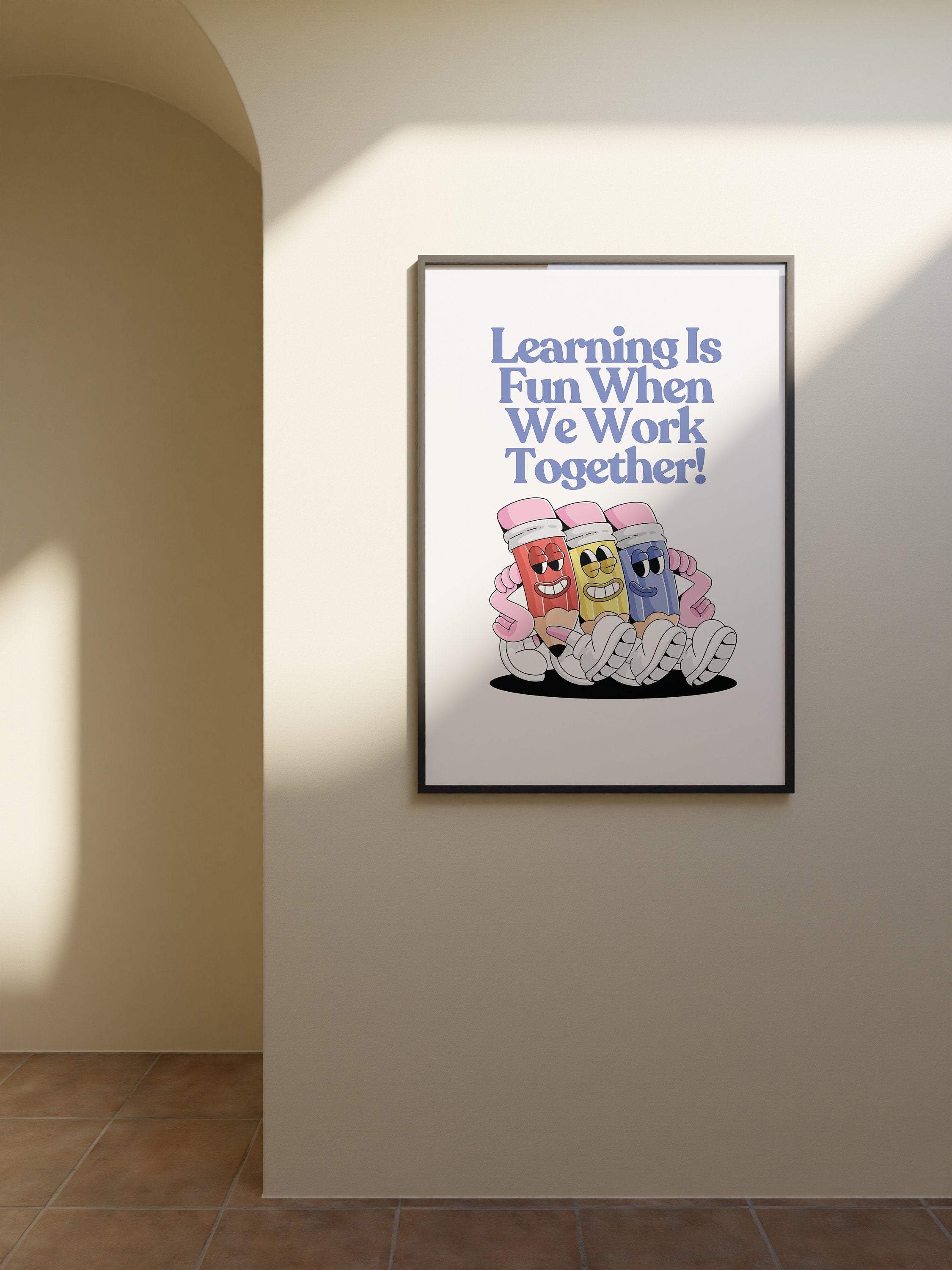 Learning Is Fun Digital Art Print