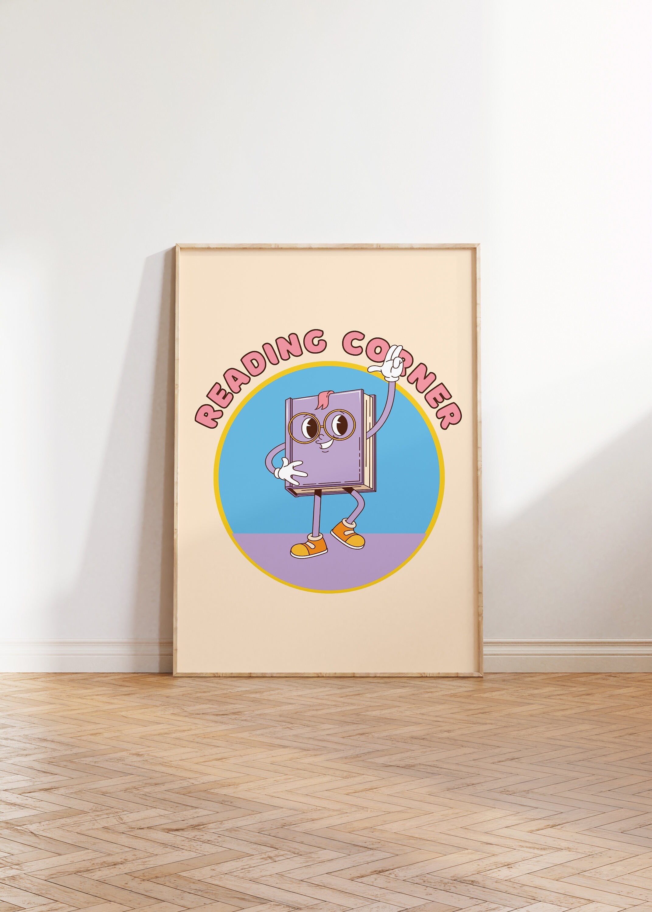 Reading Corner Digital Art Print