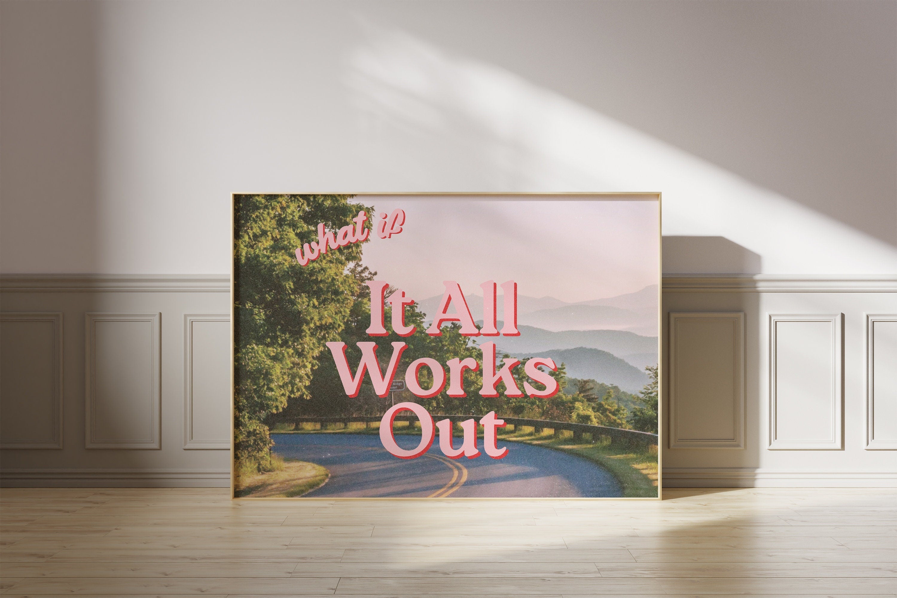 What if it All Works Out Digital Art Print