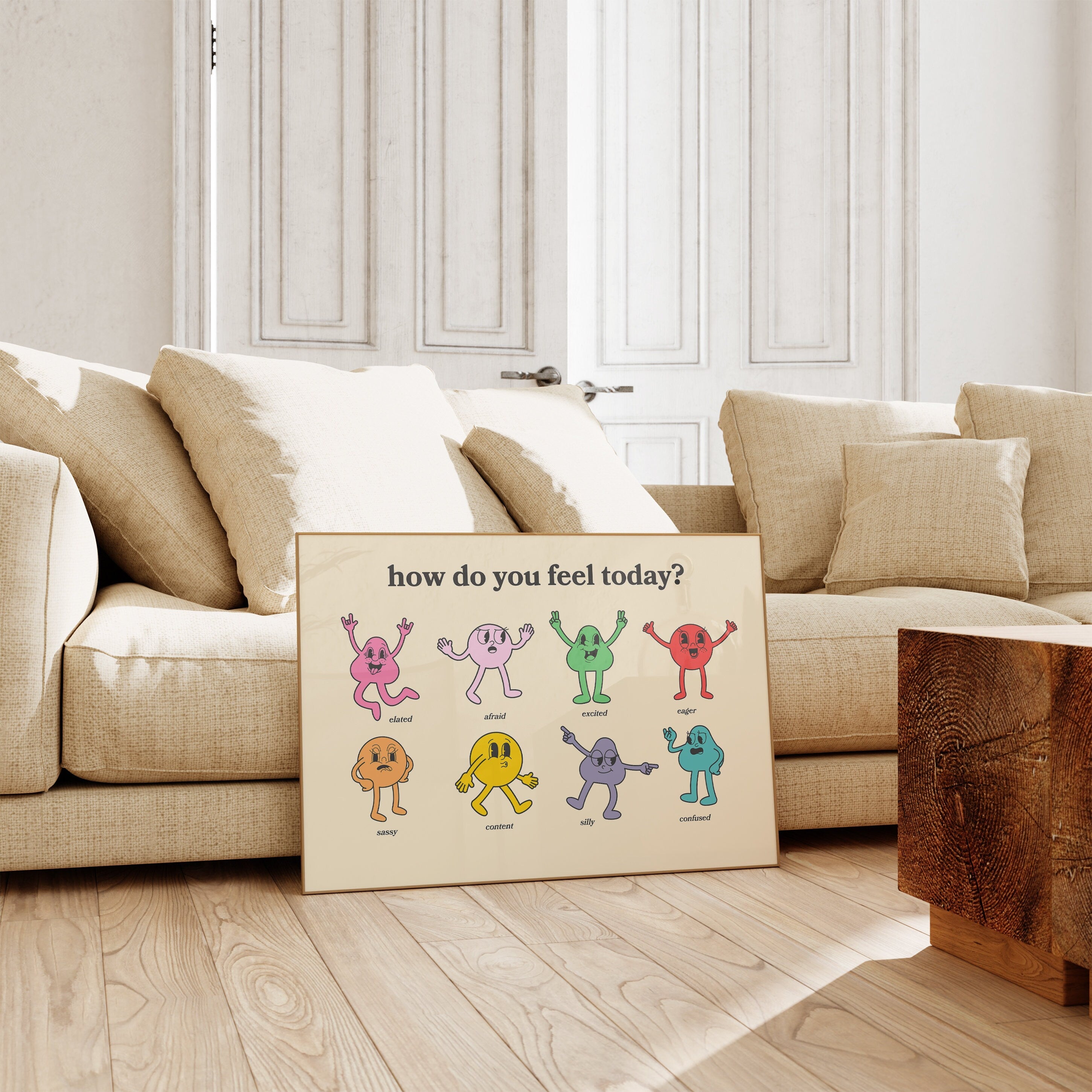 How Do You Feel Today? Horizontal Digital Art Print