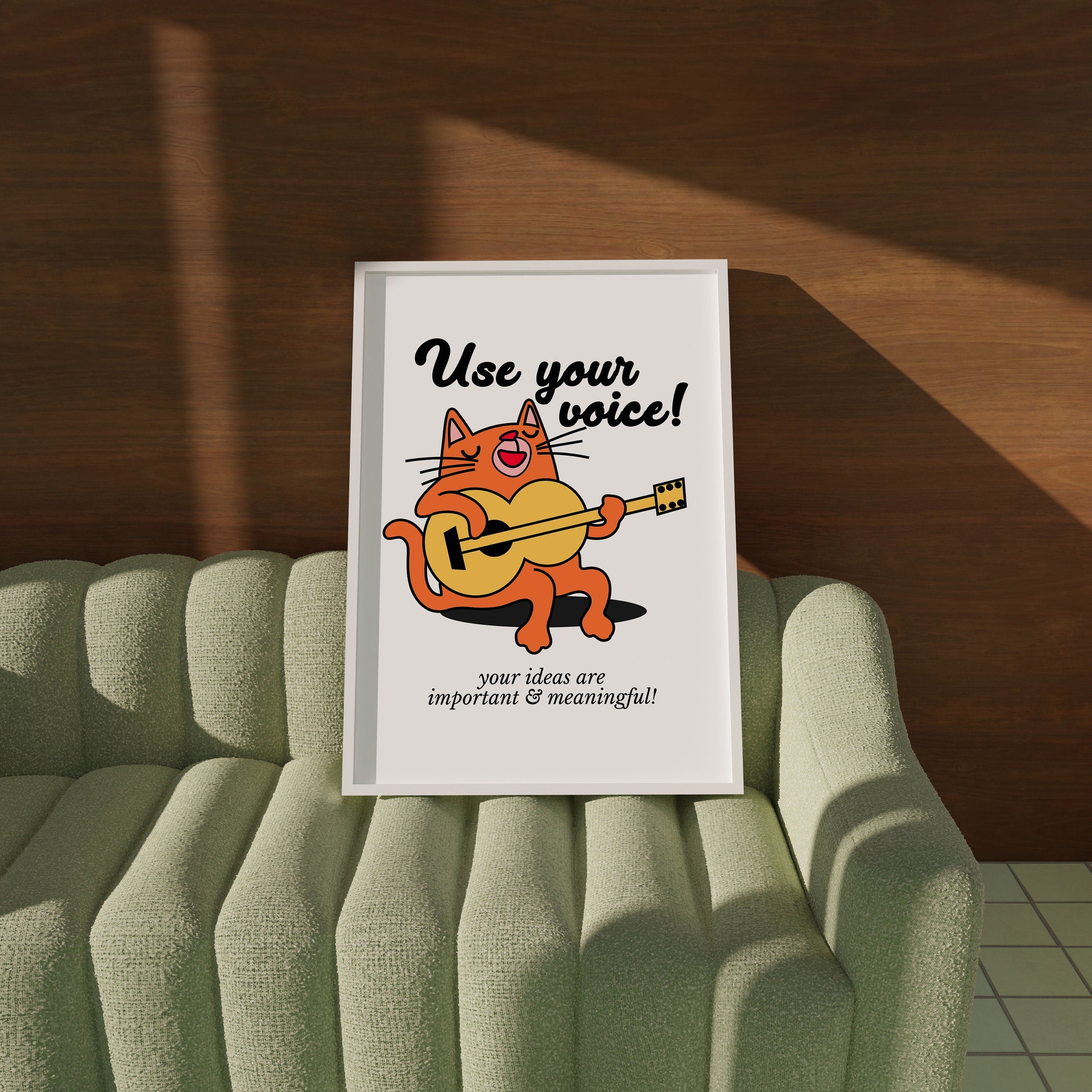 Use Your Voice Digital Art Print