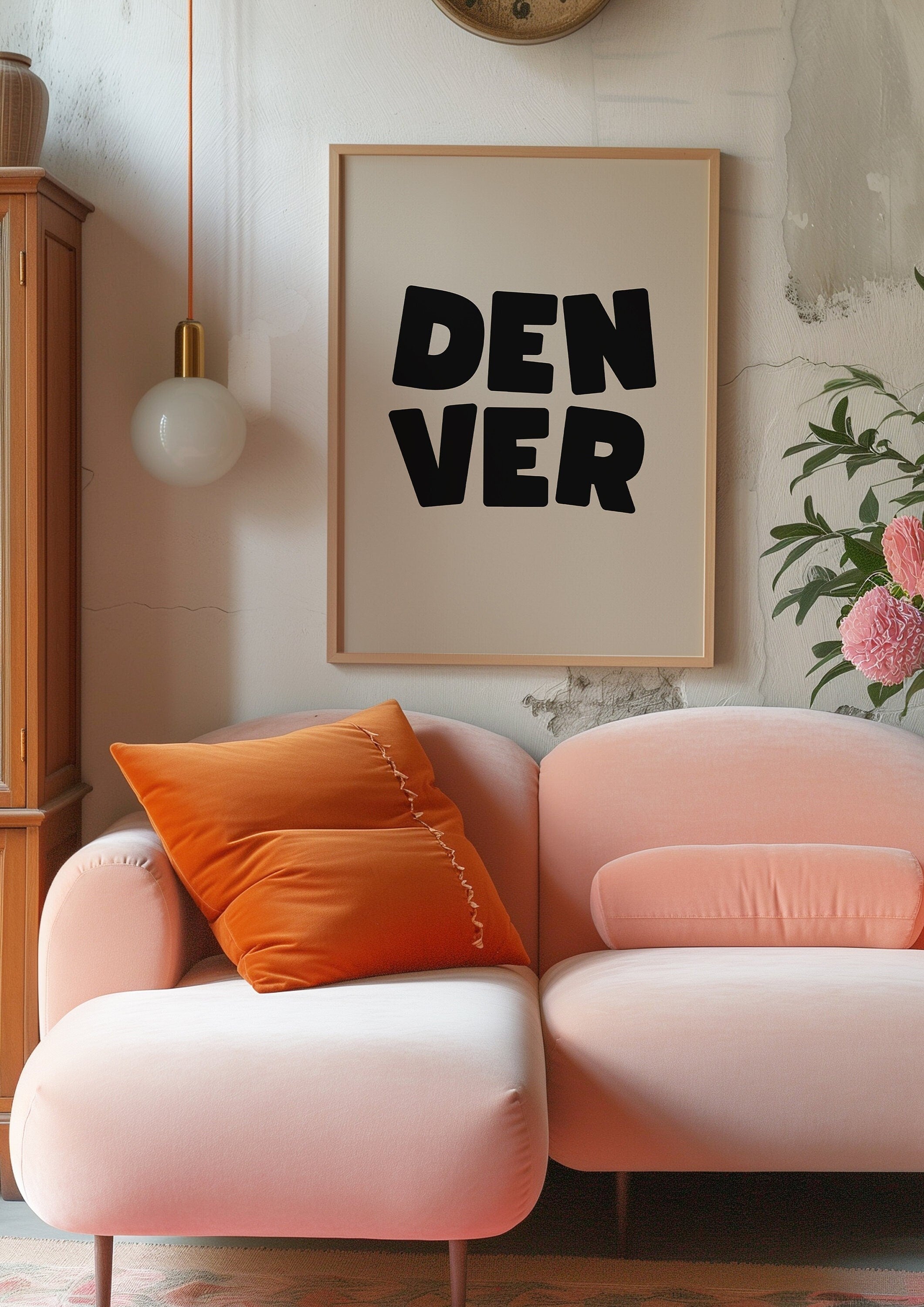Denver Art Print,Digital Art Download,Denver Wall Art,Cute Trendy Art,Denver Posters,Denver Wall Poster,Beige Posters, gs print shoppe