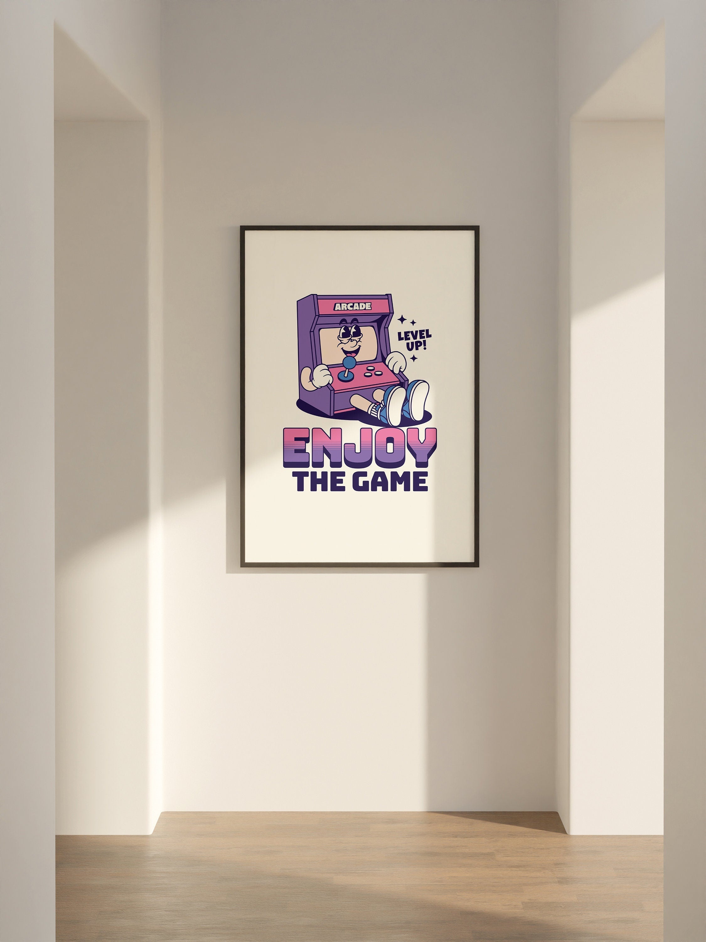 Enjoy the Game Digital Art Print