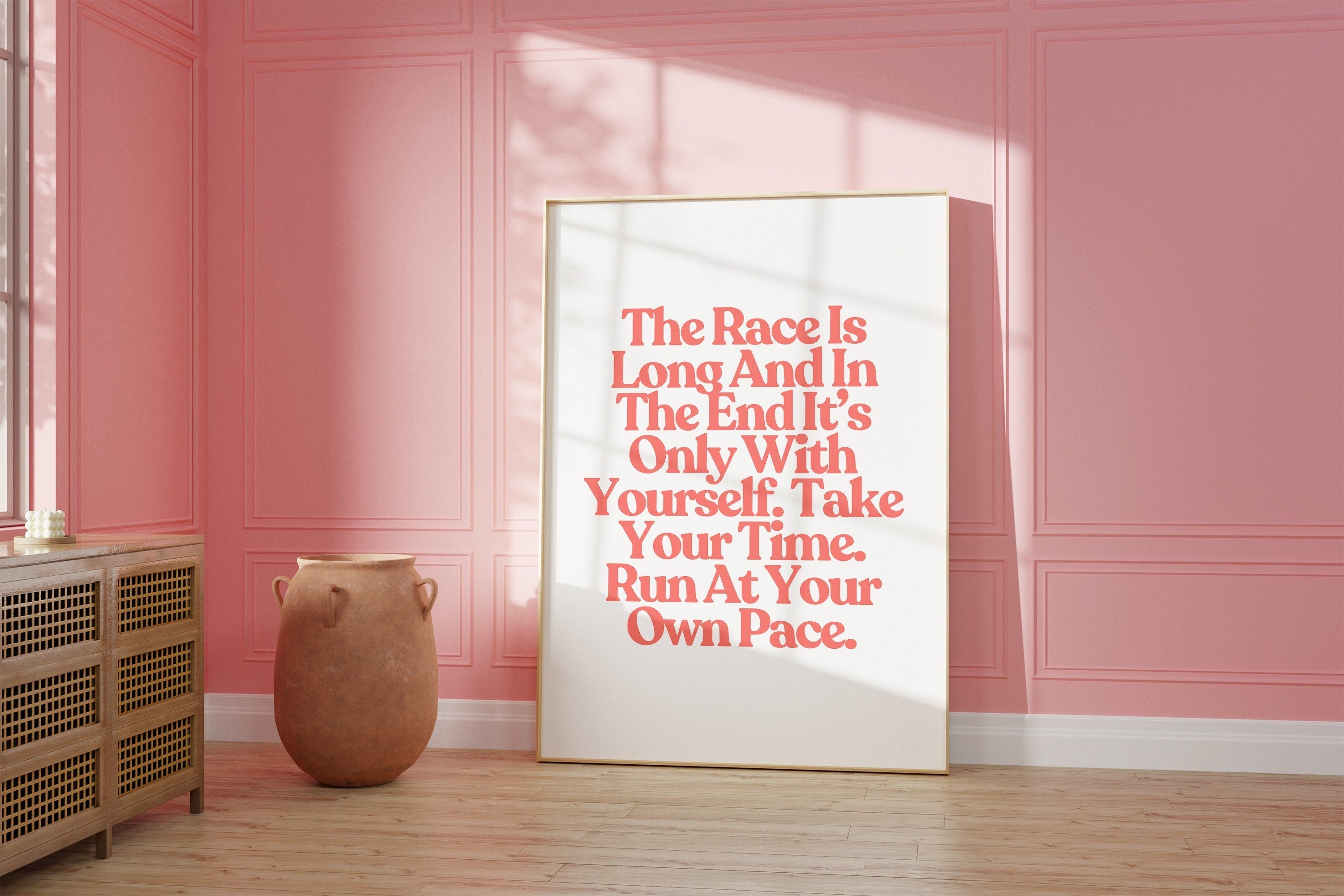 Digital Print, Inspo Art Print, Positivity, Inspiration Art, Gallery Wall Art, Gift For Teacher, Office Art Print, Pink Art Print, Wall Art