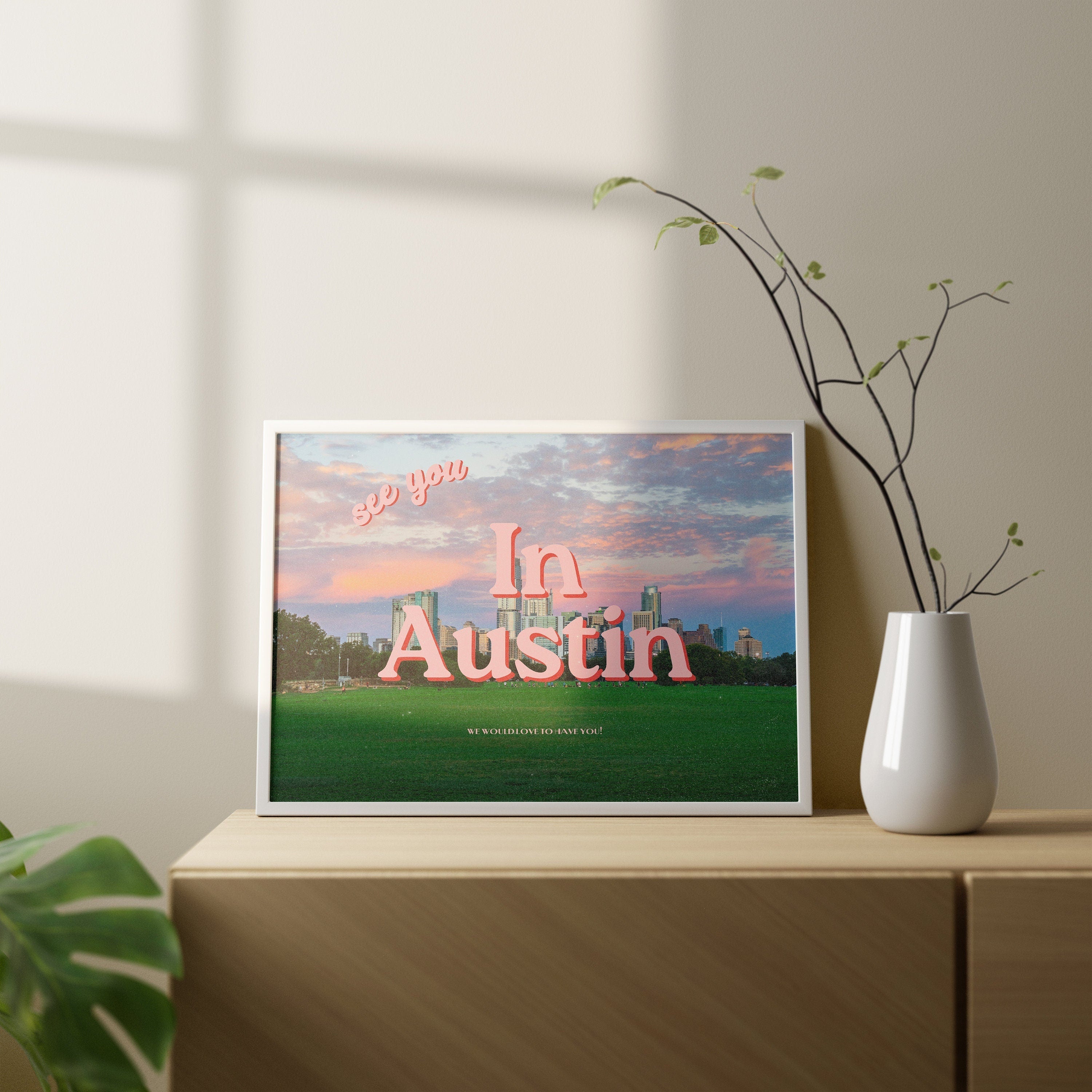 Austin Art, Austin Decor, Austin poster, Austin Print, Texas Art Print, Vintage Photograph Art, Austin Wall Poster, Austin Apartment Art