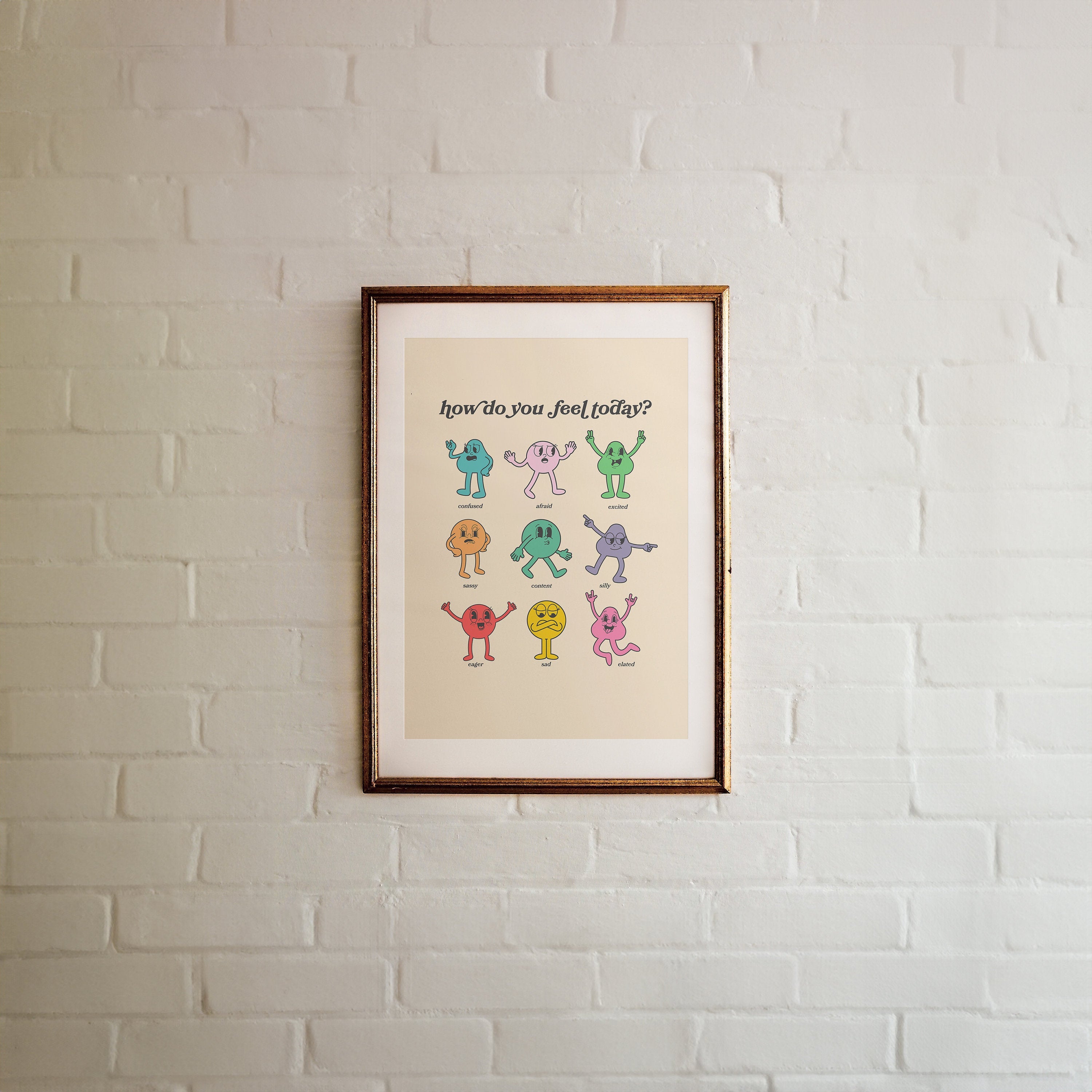 Gallery Wall Set of Four Digital Art Prints