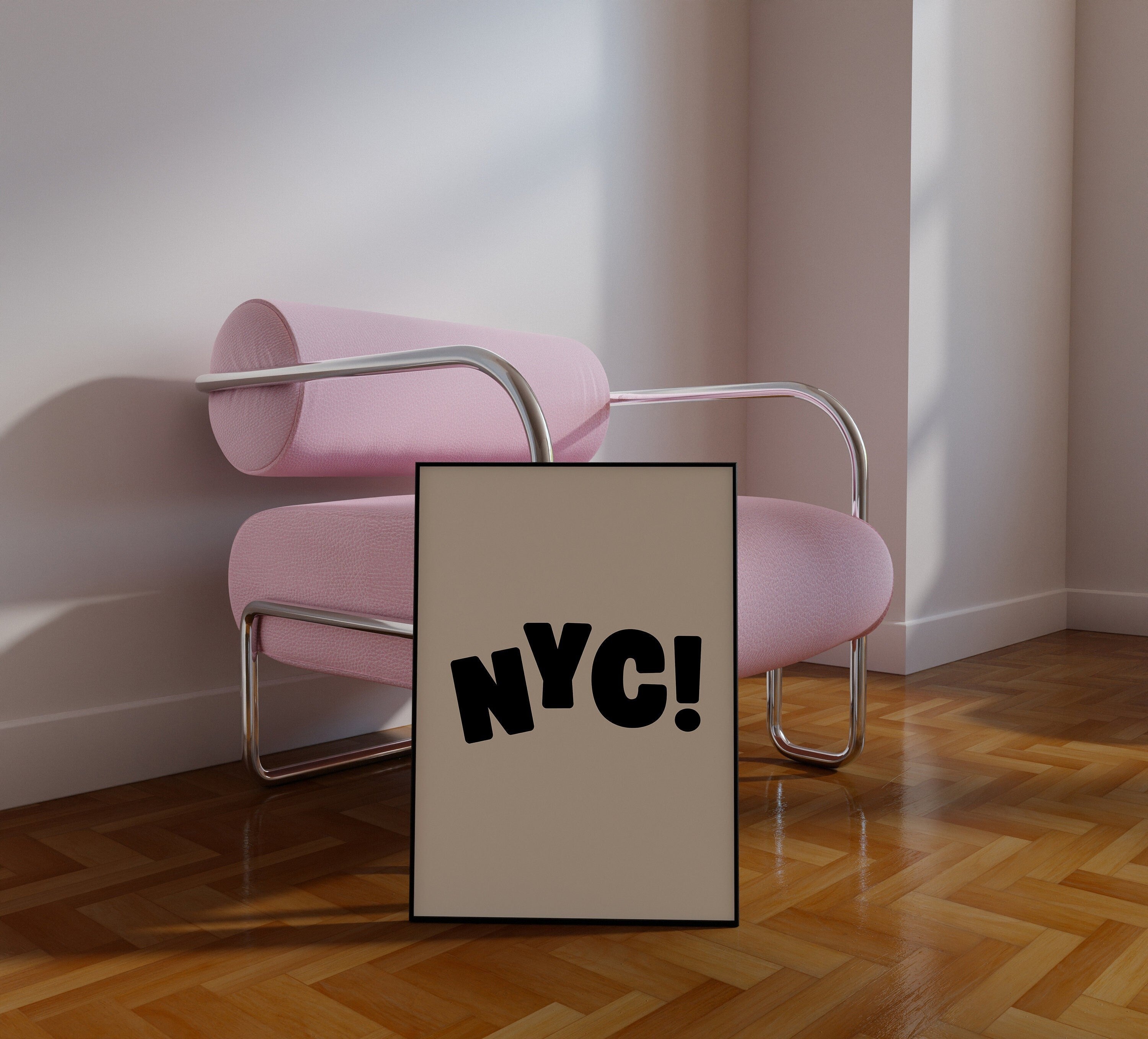 NYC Art Print,Digital Art Download,Black NYC Wall Art,Cute Trendy Art,NYC Posters,New York City Wall Poster,Beige Posters