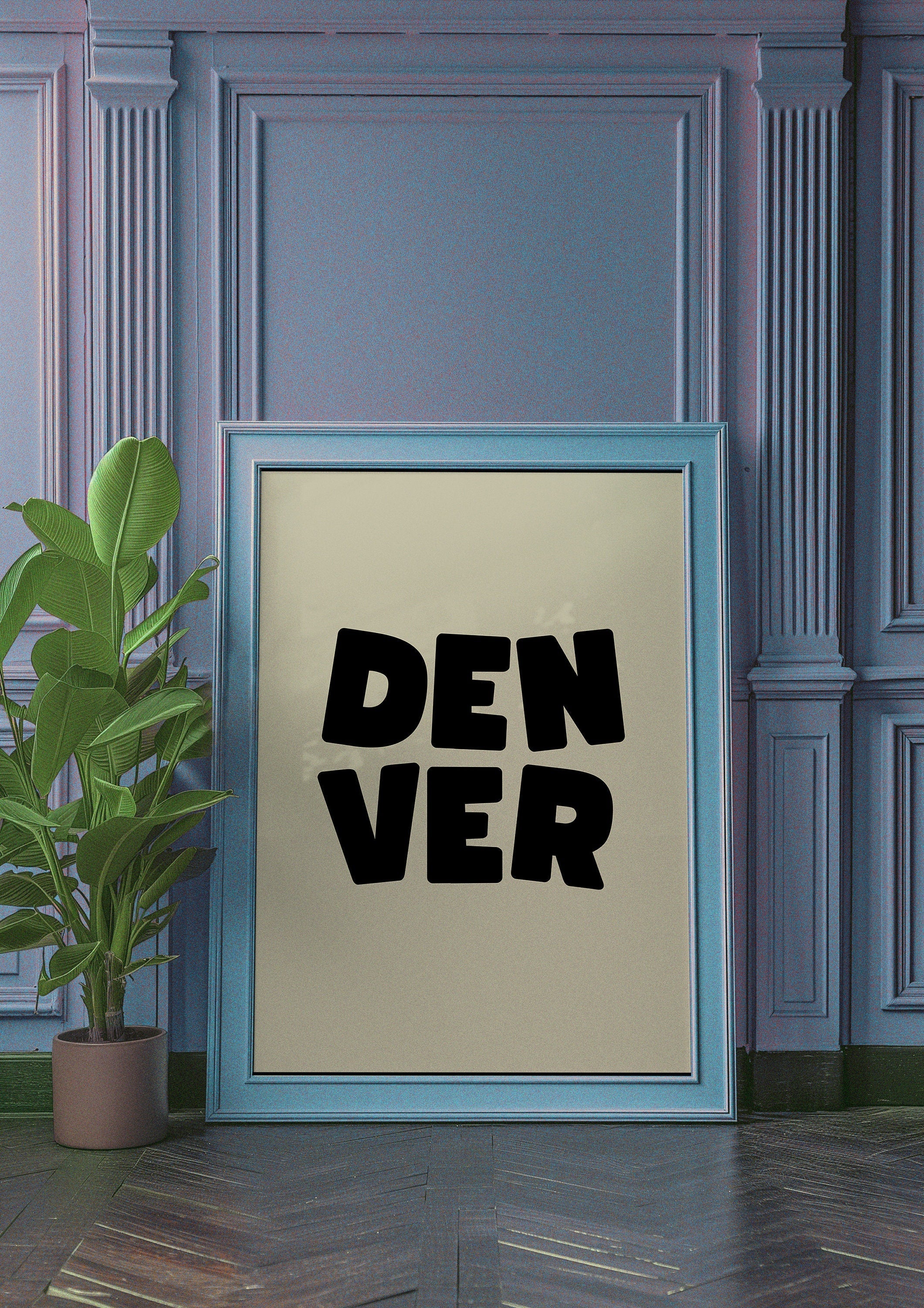 Denver Art Print,Digital Art Download,Denver Wall Art,Cute Trendy Art,Denver Posters,Denver Wall Poster,Beige Posters