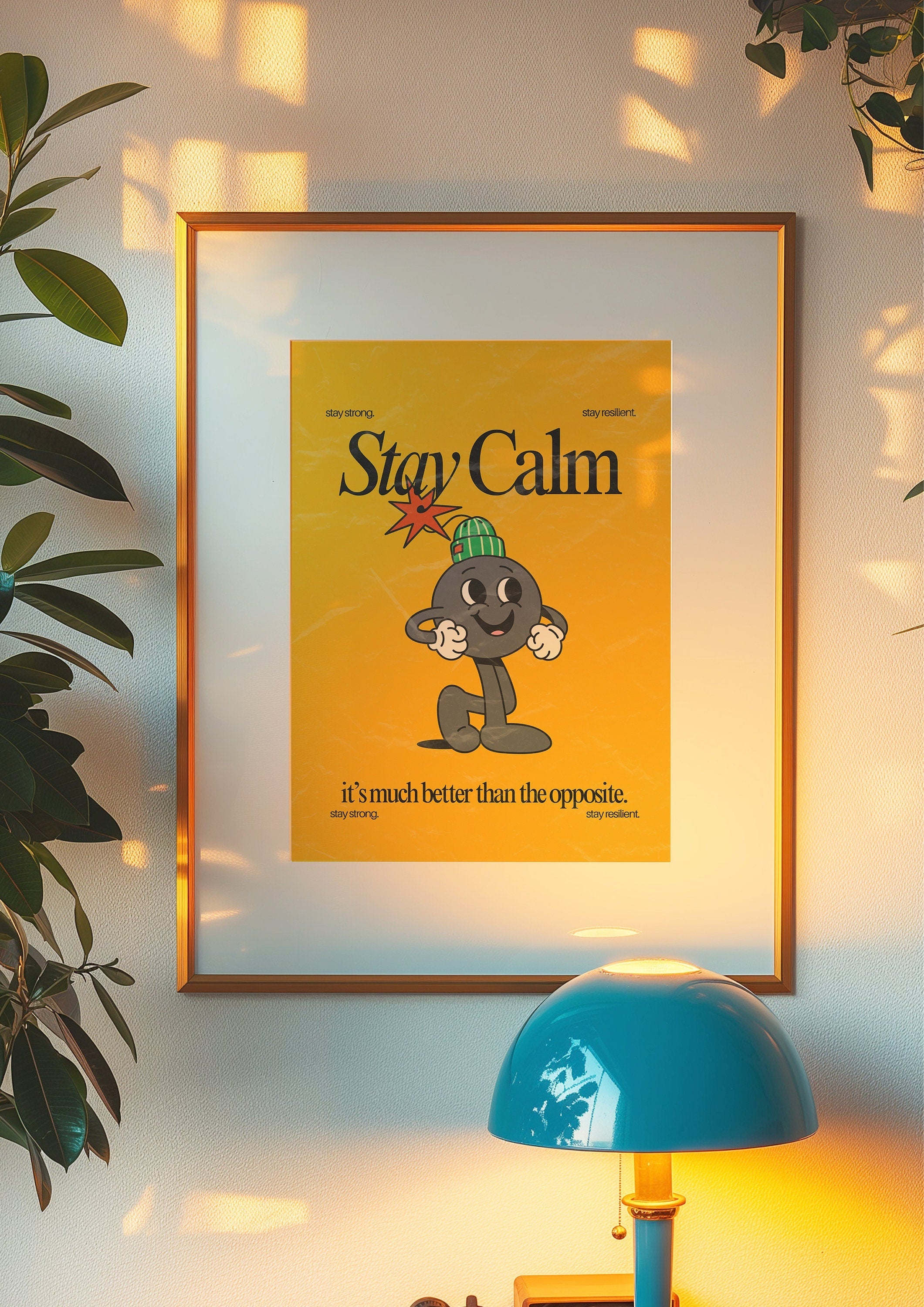 Stay Calm Digital Art Print