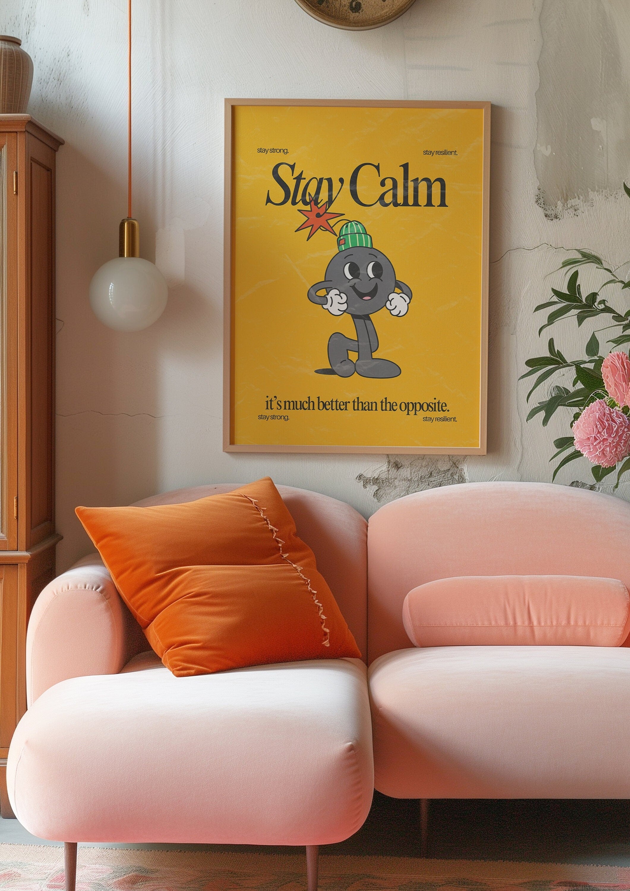 Stay Calm Digital Art Print