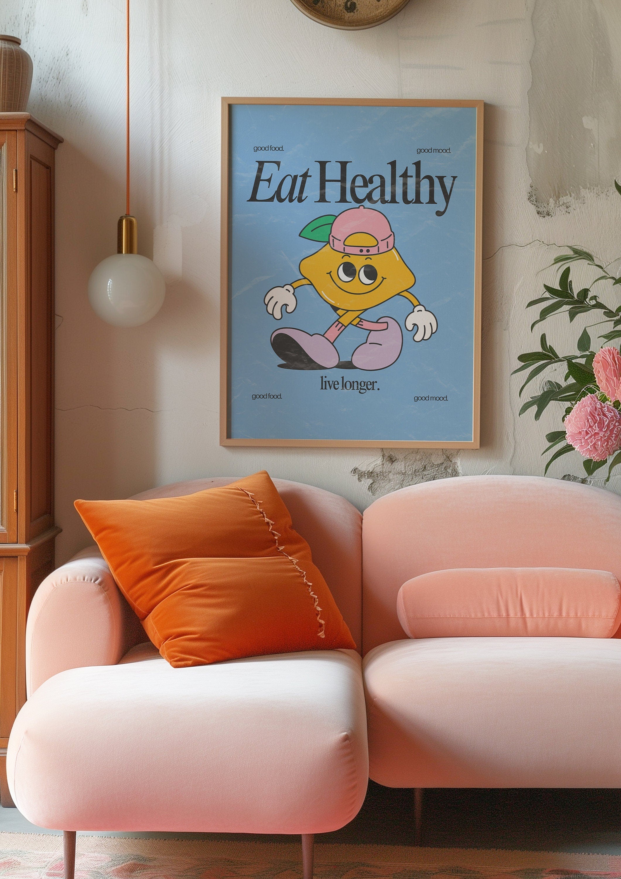 Eat Healthy Digital Art Print