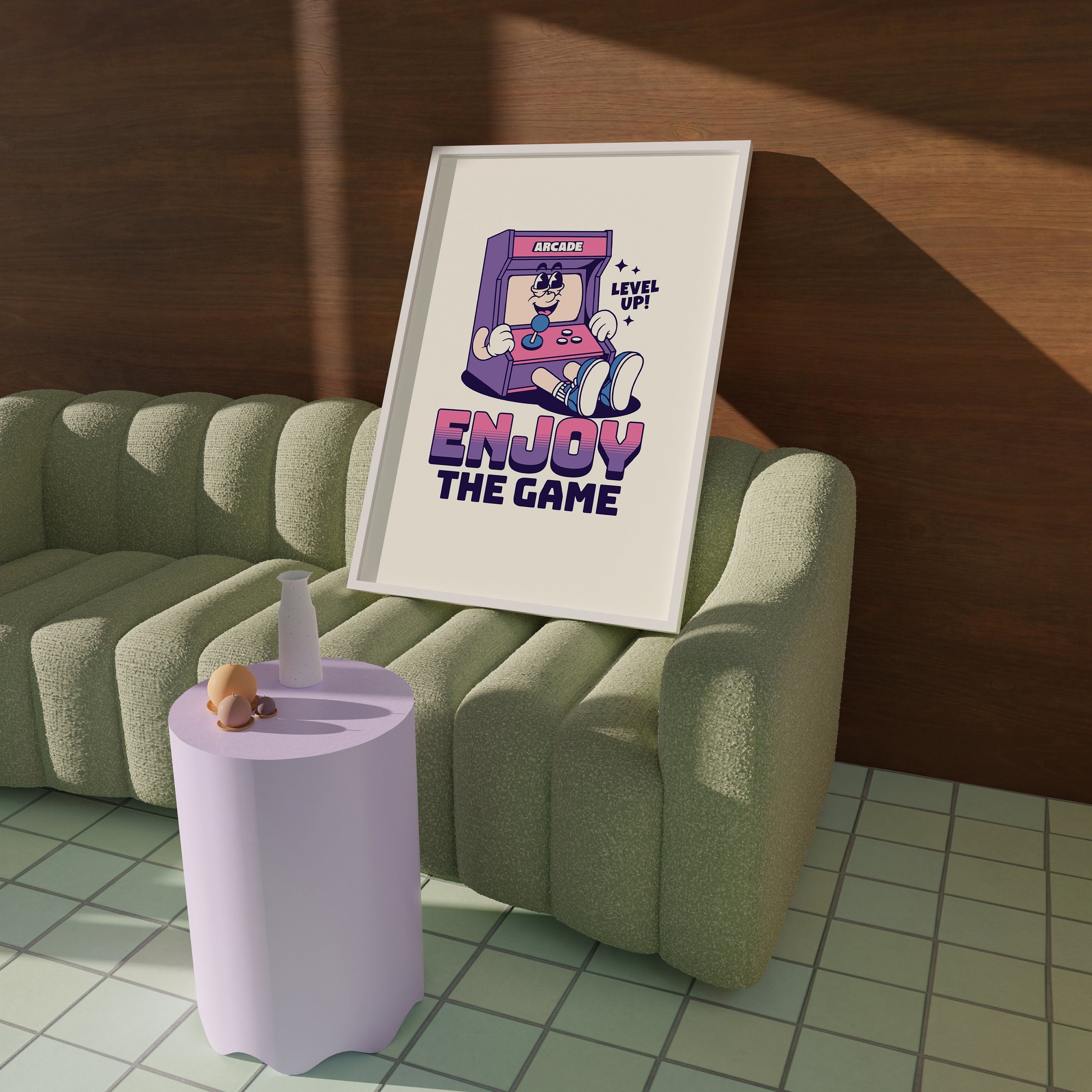 Enjoy the Game Digital Art Print