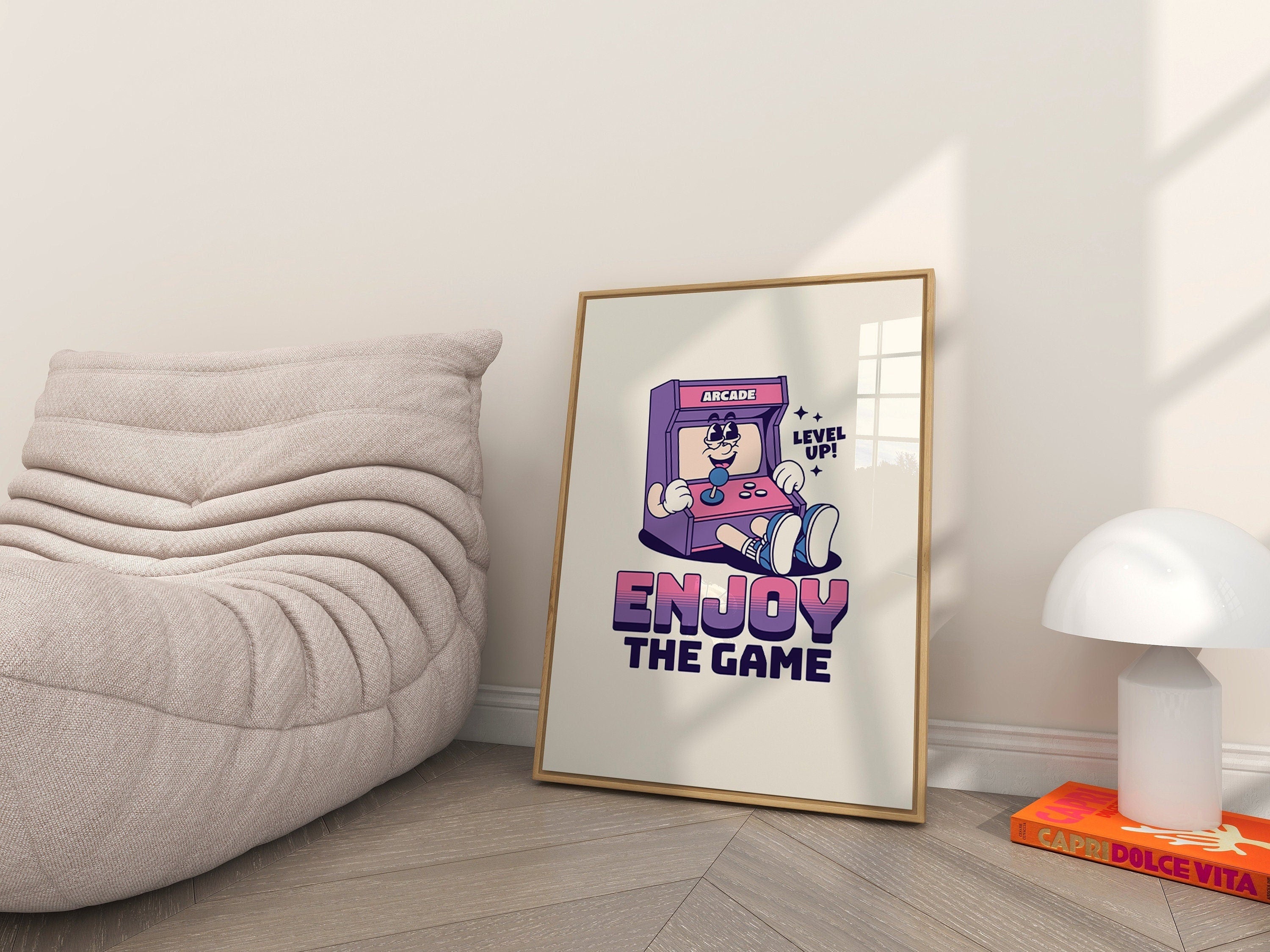 Enjoy the Game Digital Art Print