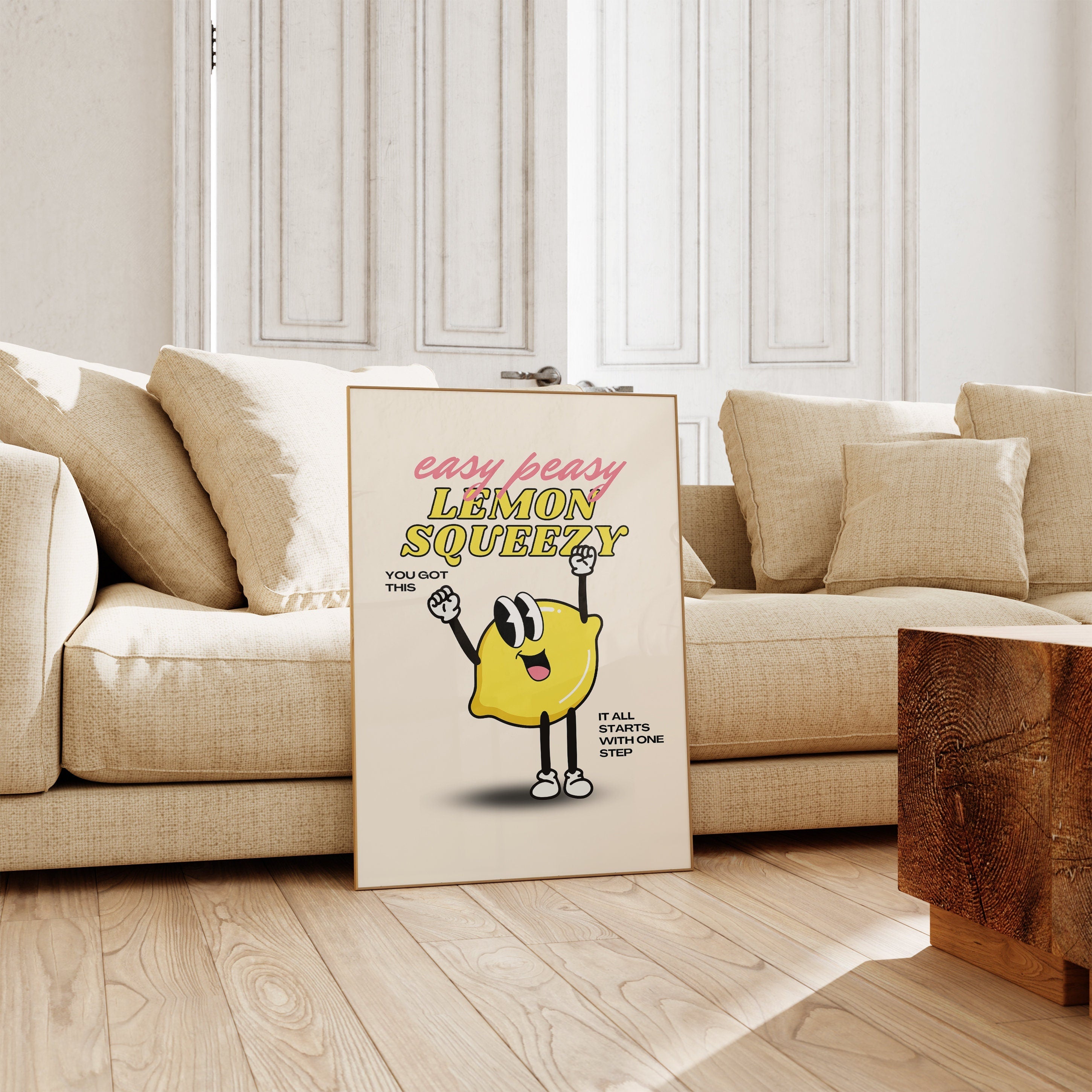 Gallery Wall Set of Four Digital Art Prints