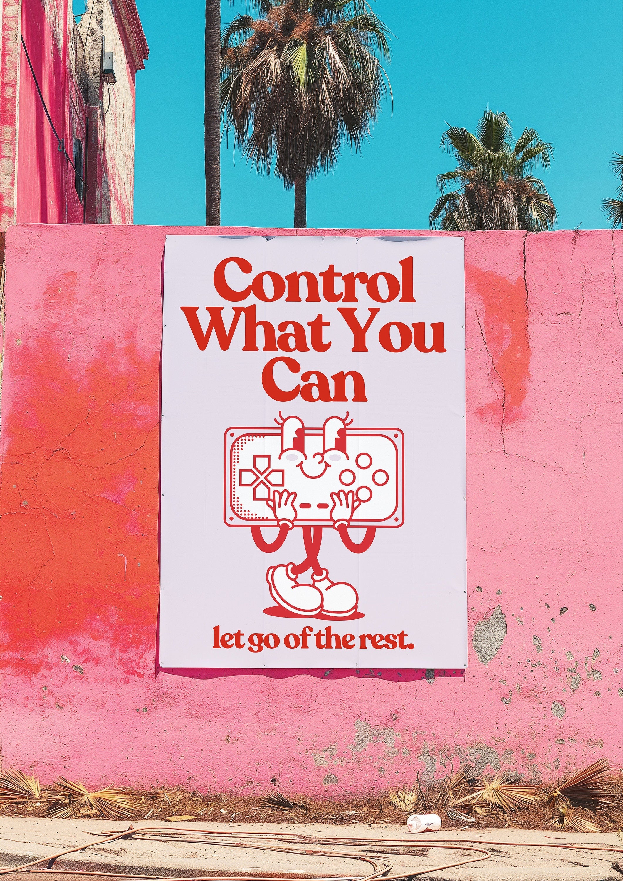 Control What You Can Digital Art Print