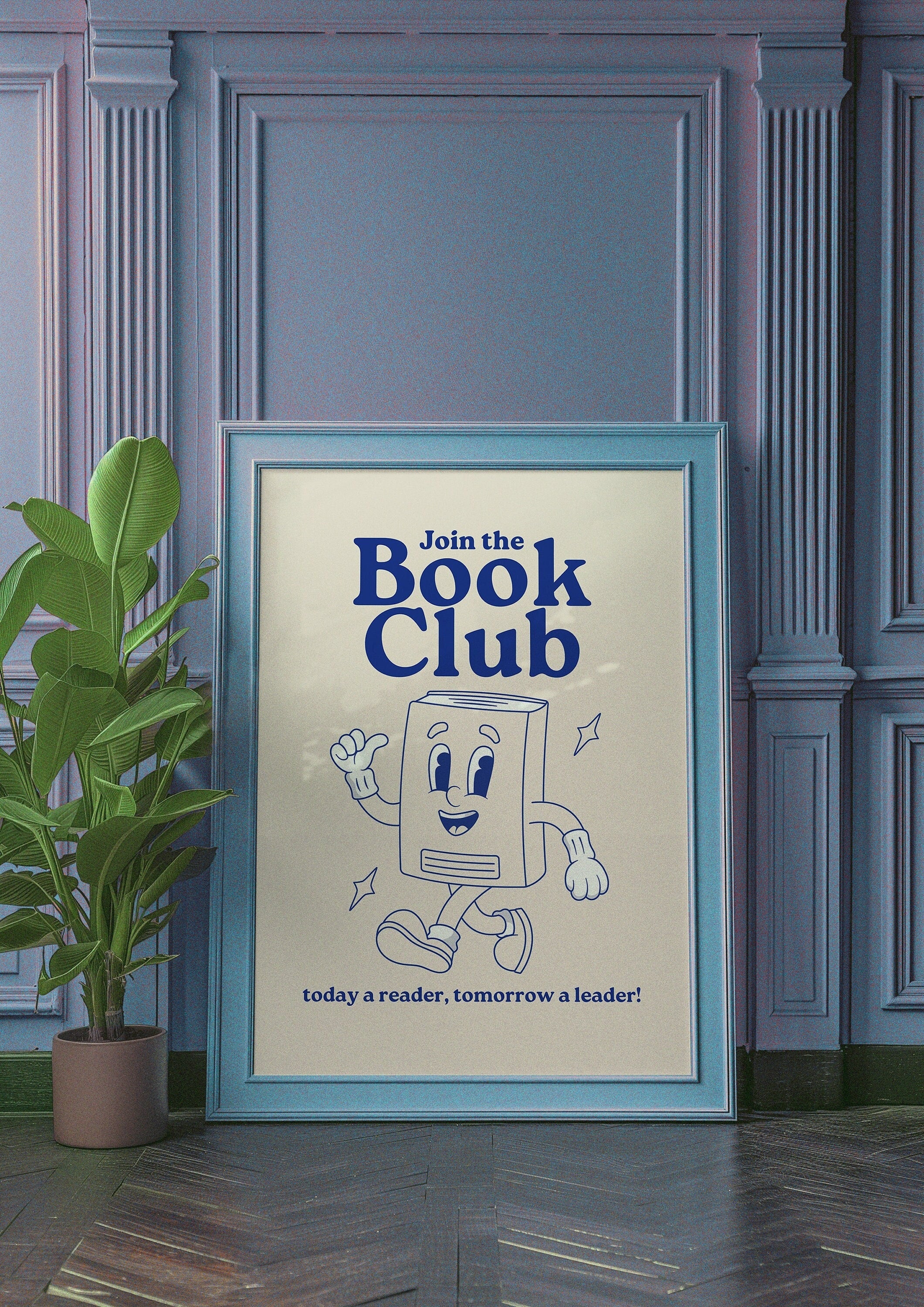 Join the Book Club Digital Art Print