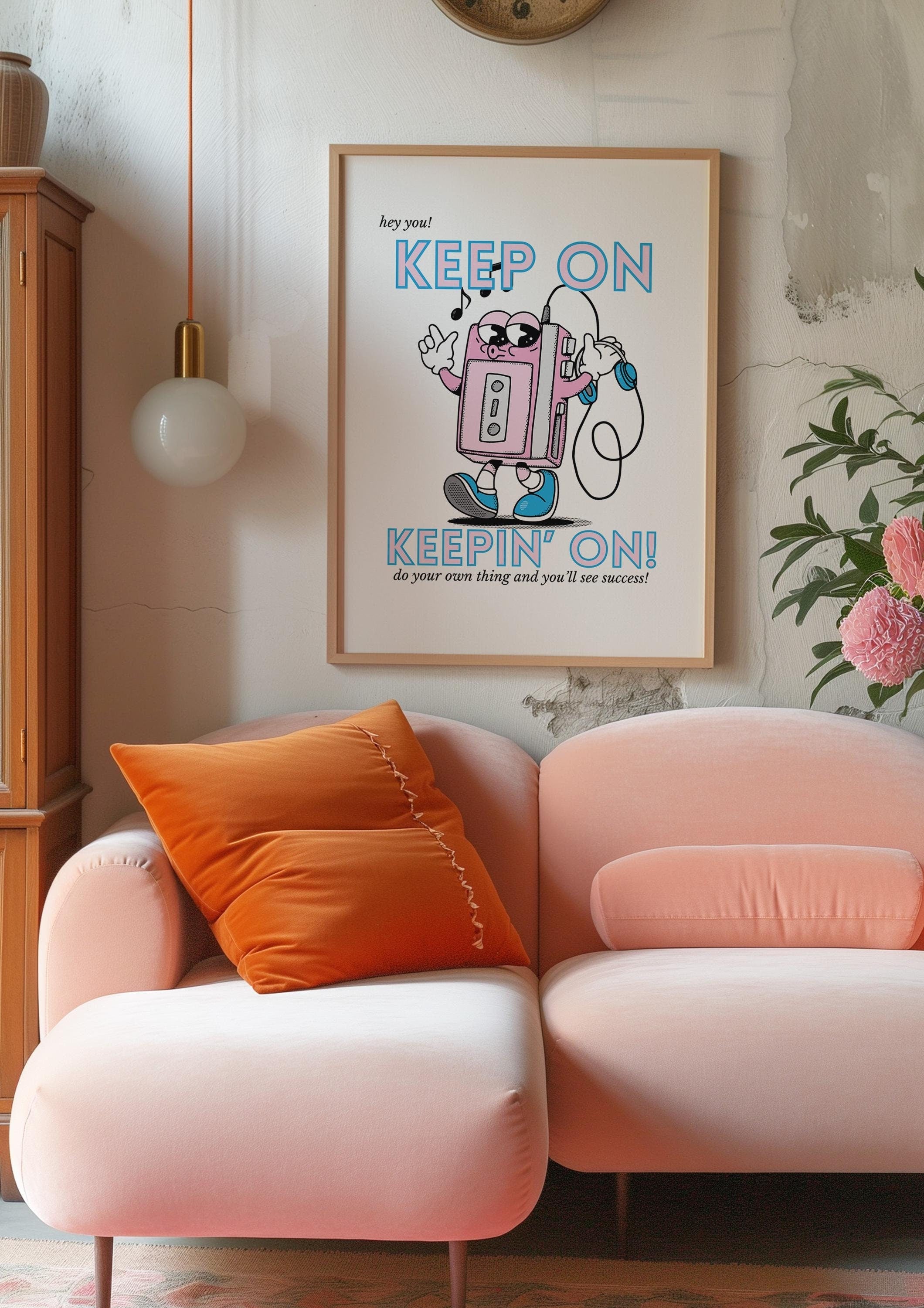 Keep On Digital Art Print