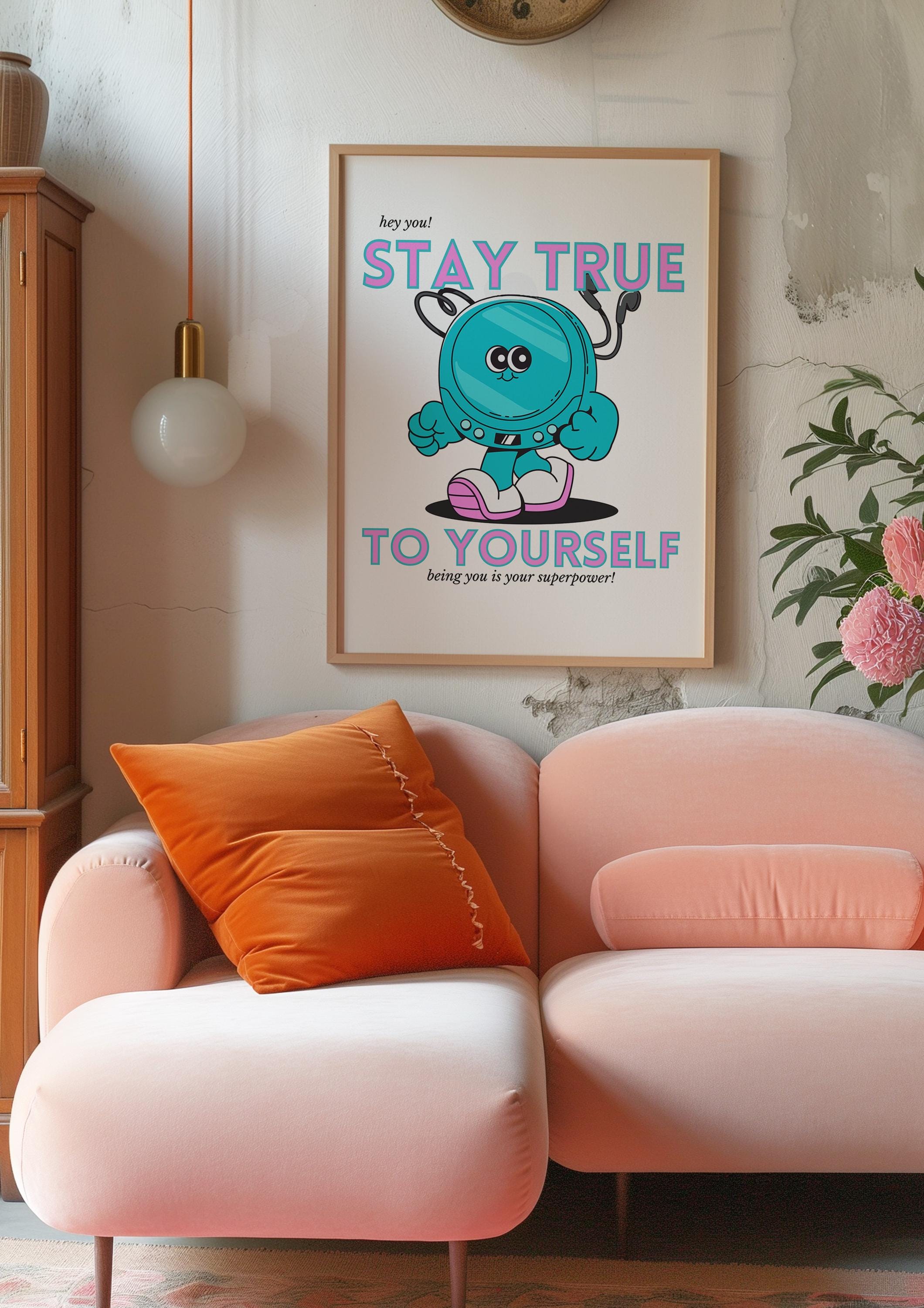 Stay True To Yourself Digital Art Print