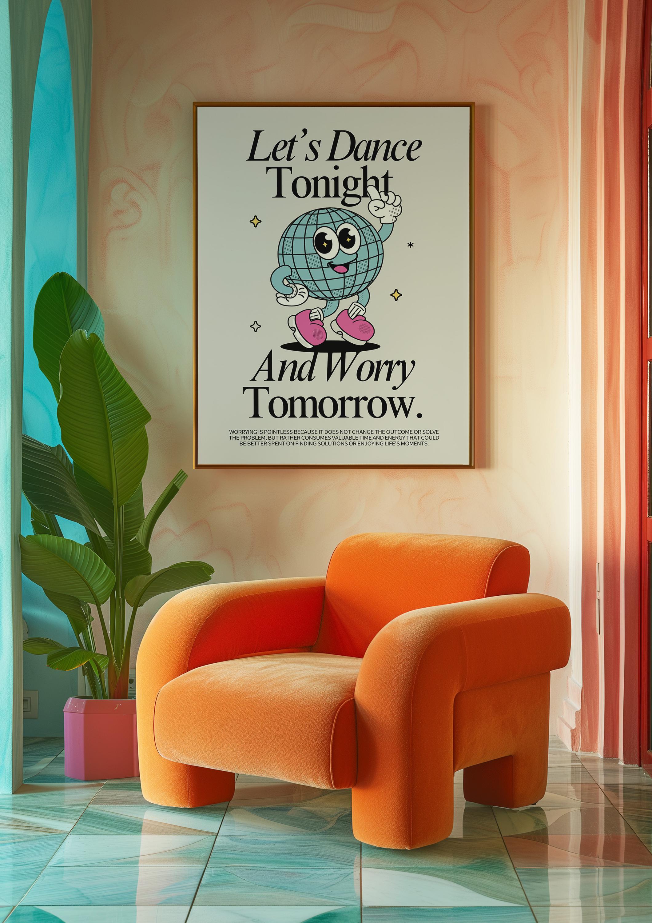Let's Dance Digital Art Print