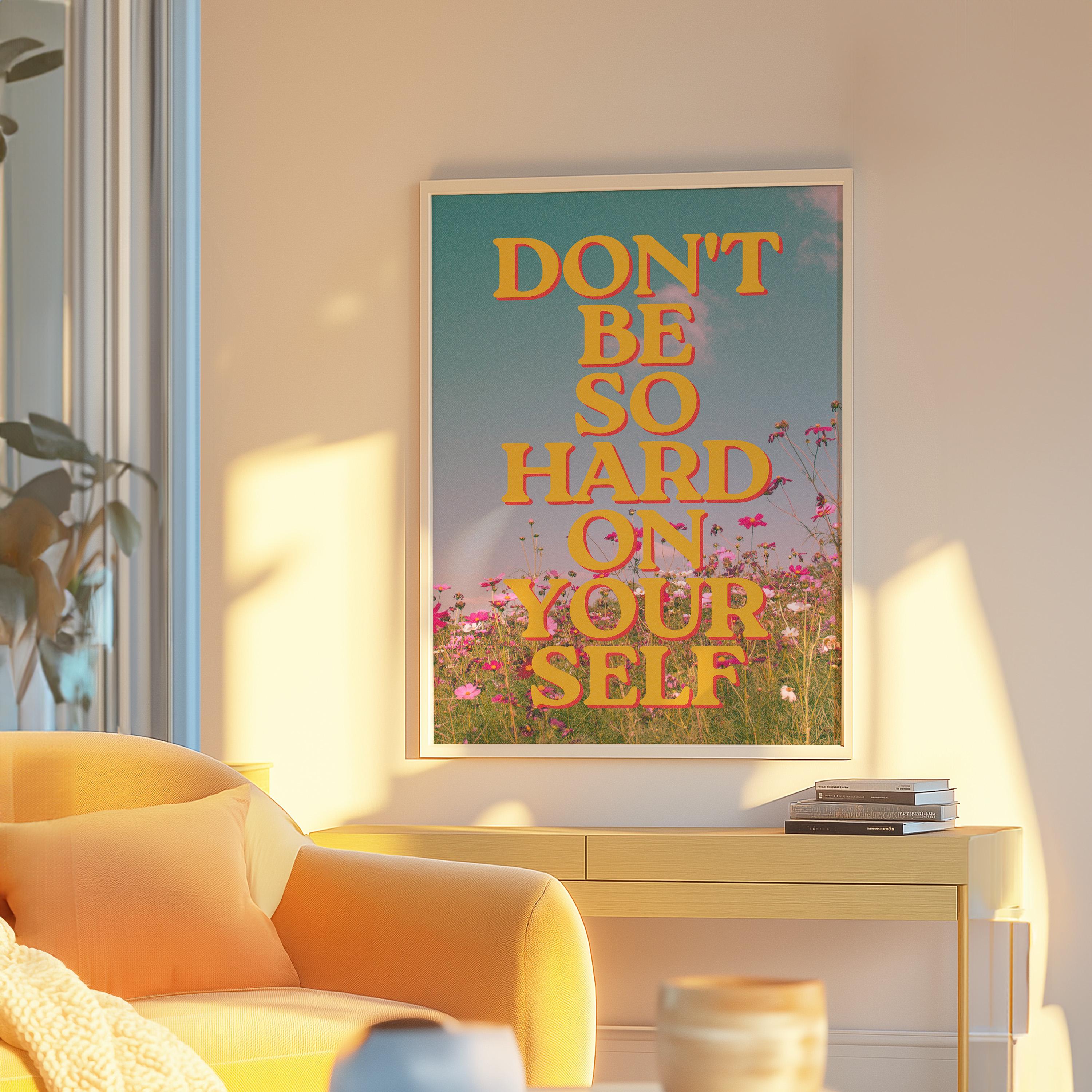 Positivity Art Print, Digital Art Prints, Inspirational Wall Art, Retro Photo Prints, Trendy Art Print, Grainy Print, Digital Download