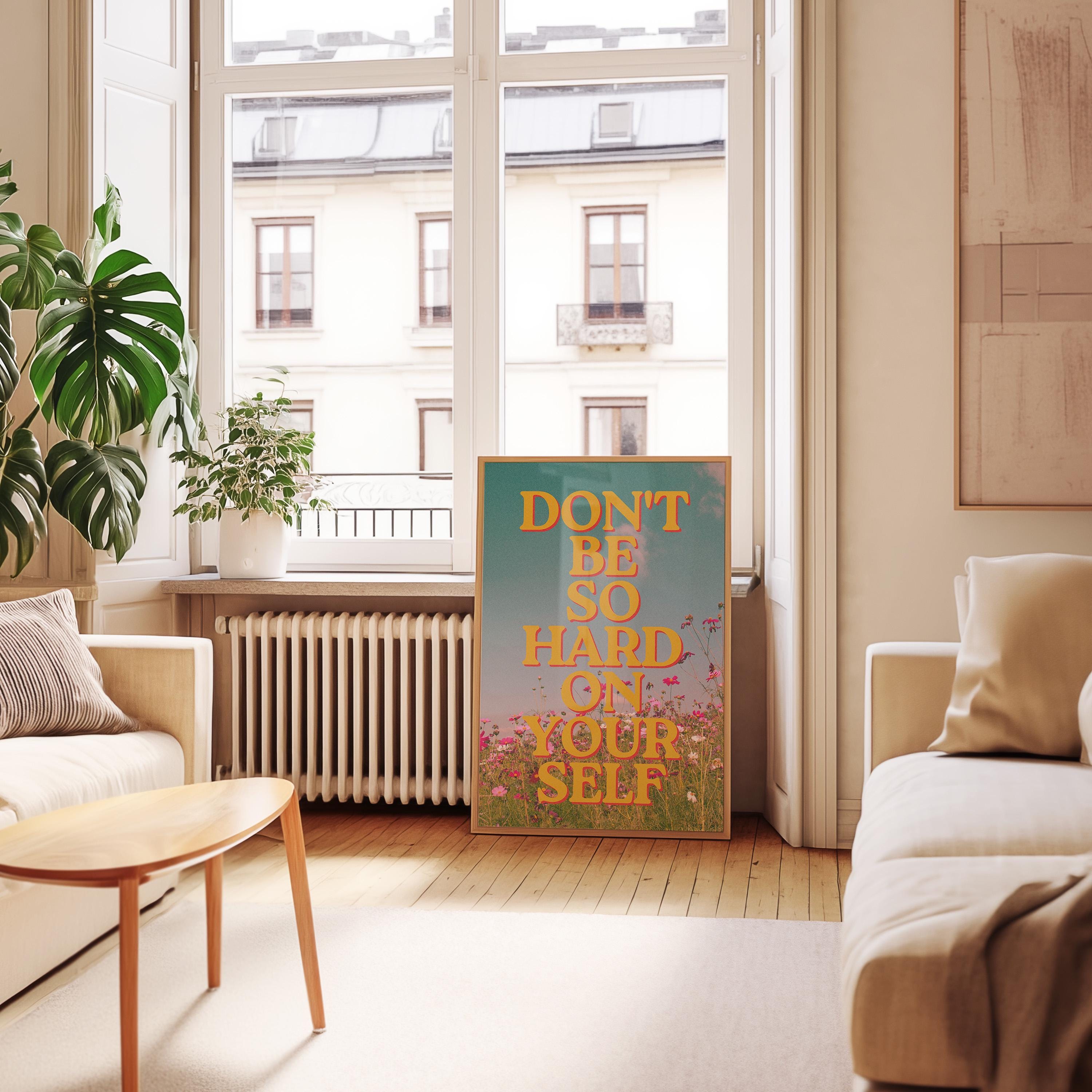 Positivity Art Print, Digital Art Prints, Inspirational Wall Art, Retro Photo Prints, Trendy Art Print, Grainy Print, Digital Download