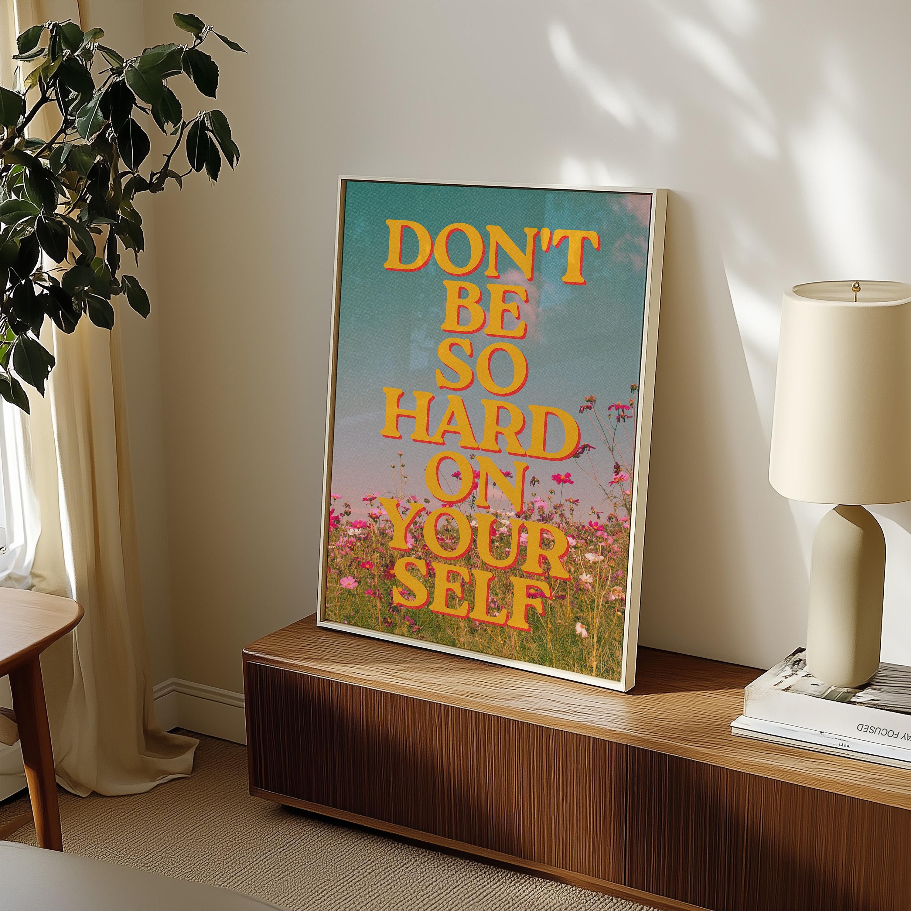 Positivity Art Print, Digital Art Prints, Inspirational Wall Art, Retro Photo Prints, Trendy Art Print, Grainy Print, Digital Download