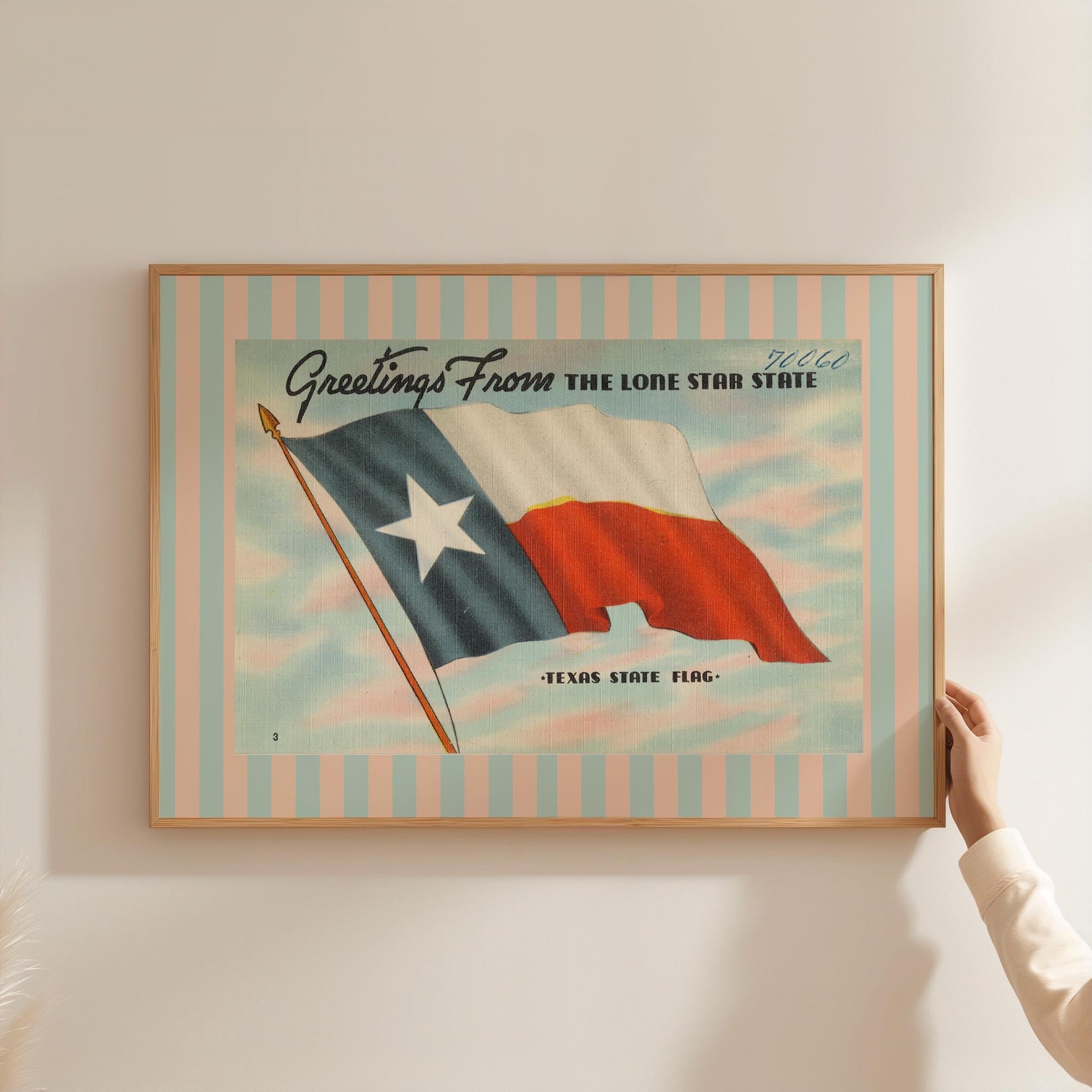 Texas art print, texas decor, texas vintage decor, texas poster, Digital Art Print,, Texas Print, Texas Posters, GS Print Shoppe, Texas Flag