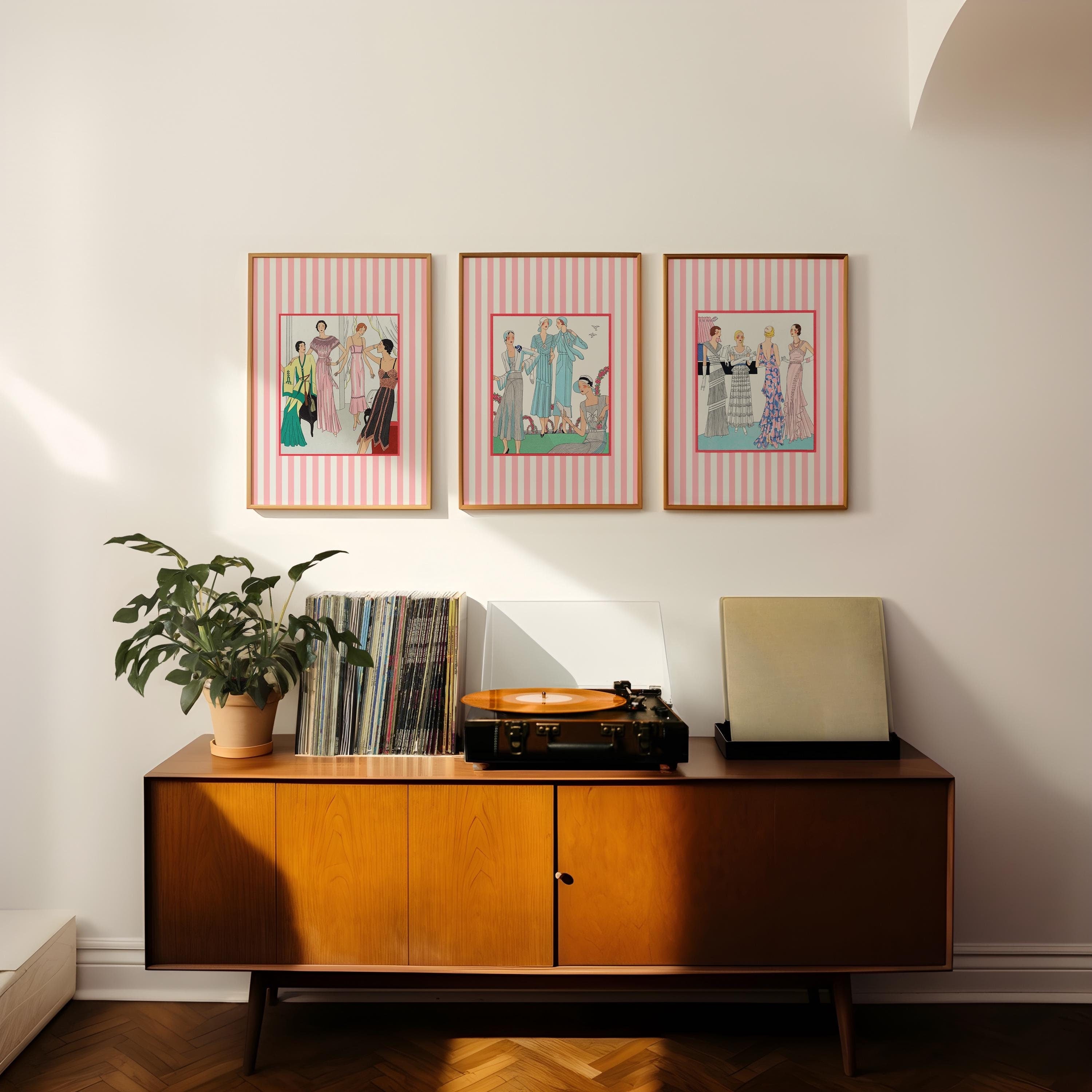 Gallery Wall Set of 3 Digital Art Prints