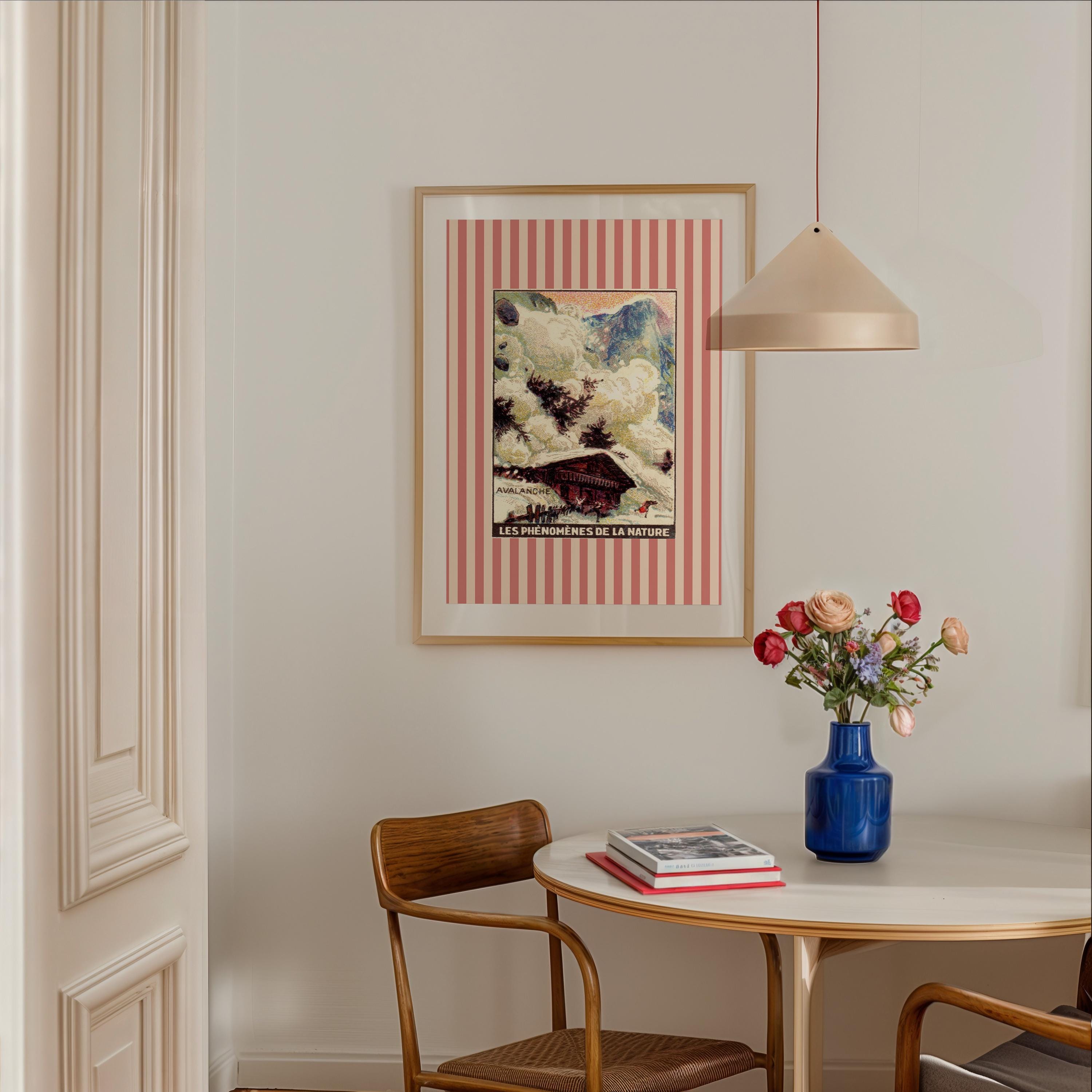 Girl's Room Print, Nursery Decor, Striped Print, Trendy Decor, Colorful Wall Art, Vintage Decor, Grandmillenial Coquette, GS Print Shoppe