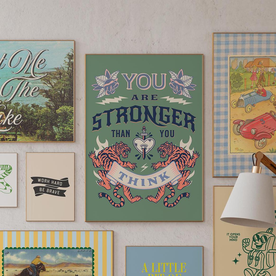 Set of 15 Art Prints, Boys Room Decor, Boys Art Prints, Green and Blue Decor, Fun Poster Bundle, Gallery Wall Set, Kids Room Art Downloads