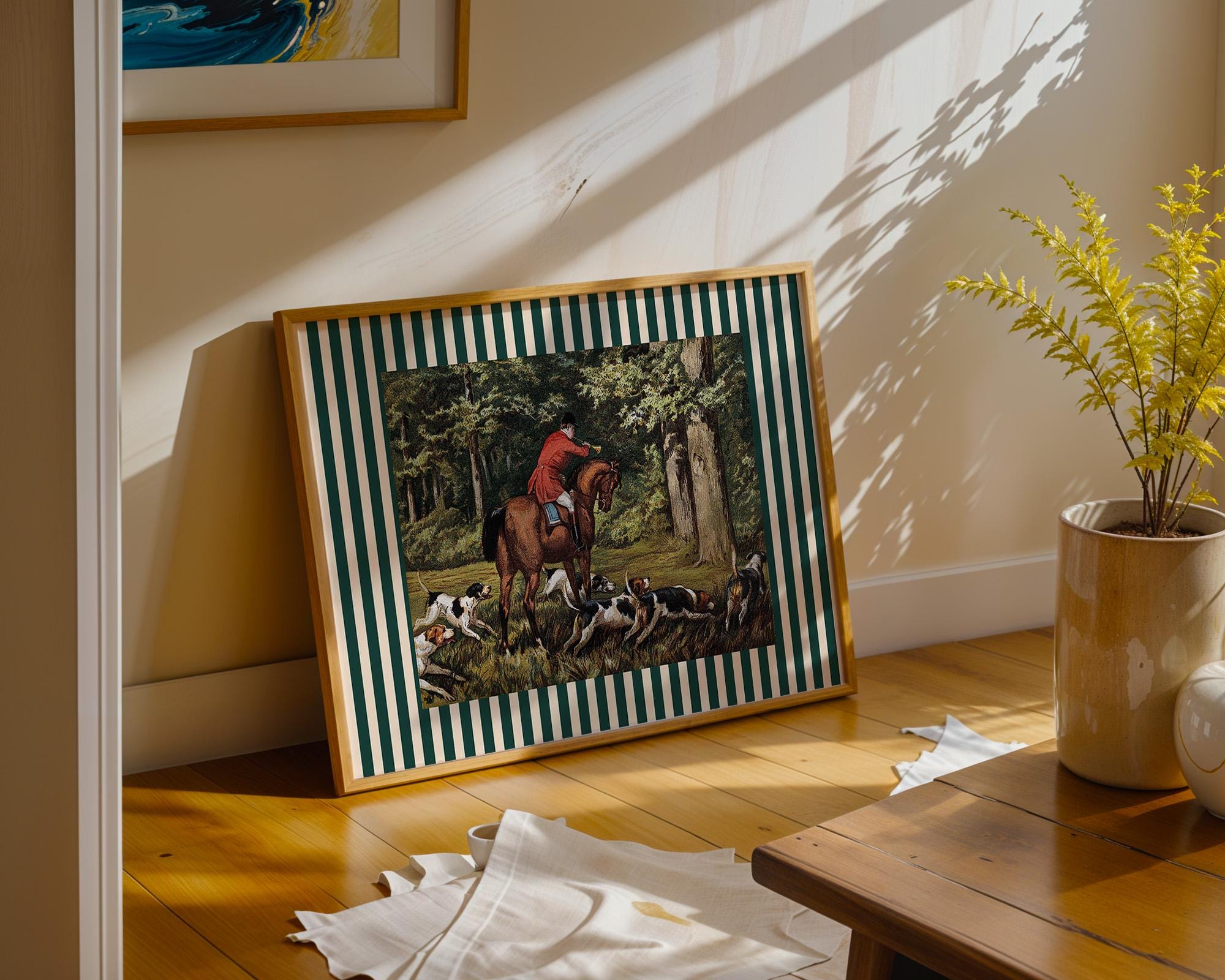 Horse Art Print, Vintage Nursery Art, Boys Room Decor, Vintage Horse Art Print, Vintage Art Decor, Horse Painting, Digital Art Print