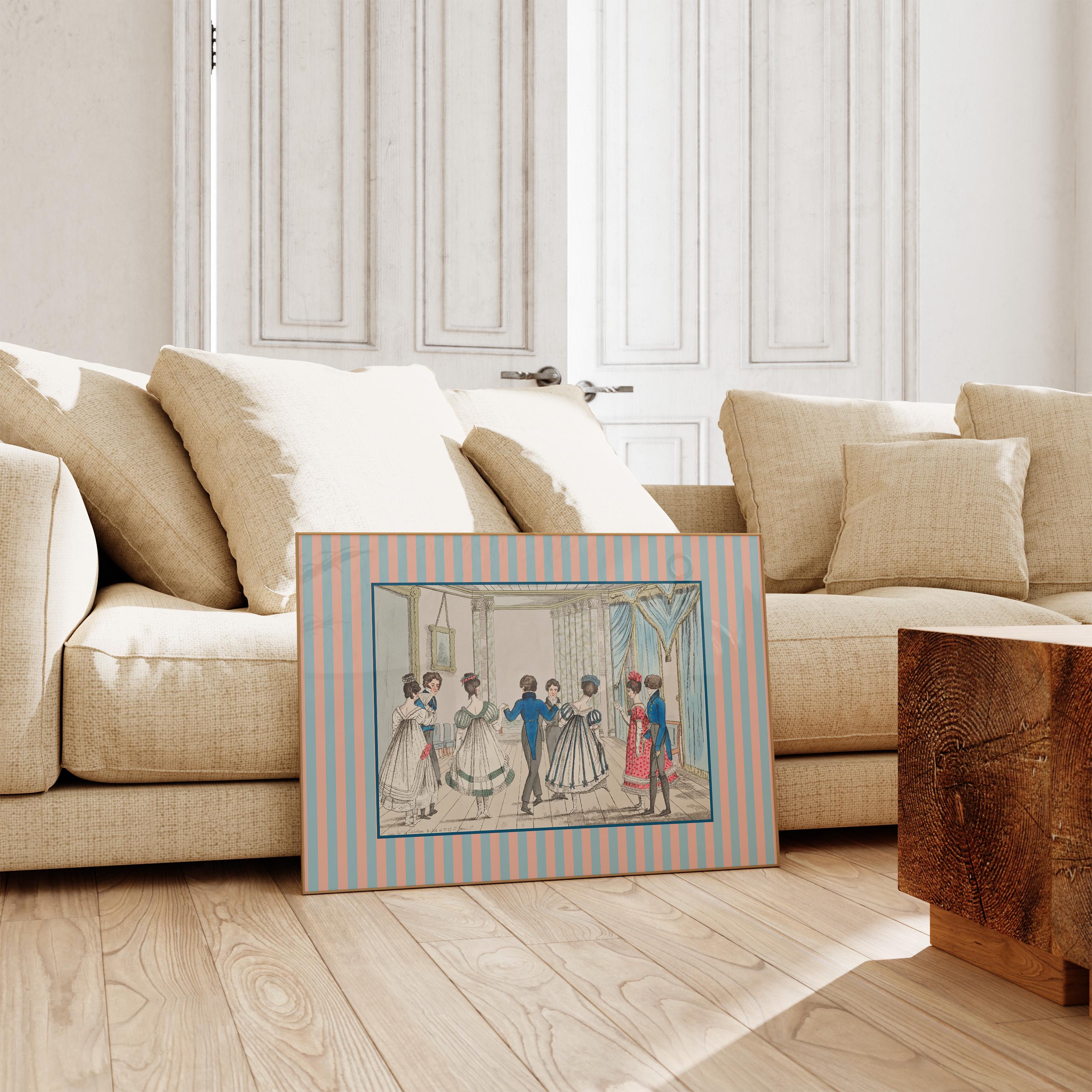 Girly Art Print, PRINTABLE Wall Art, Fashion Art Decor, Cottagecore Art, Farmhouse Art, Vintage Art Decor, Girlhood pink decor, dance art