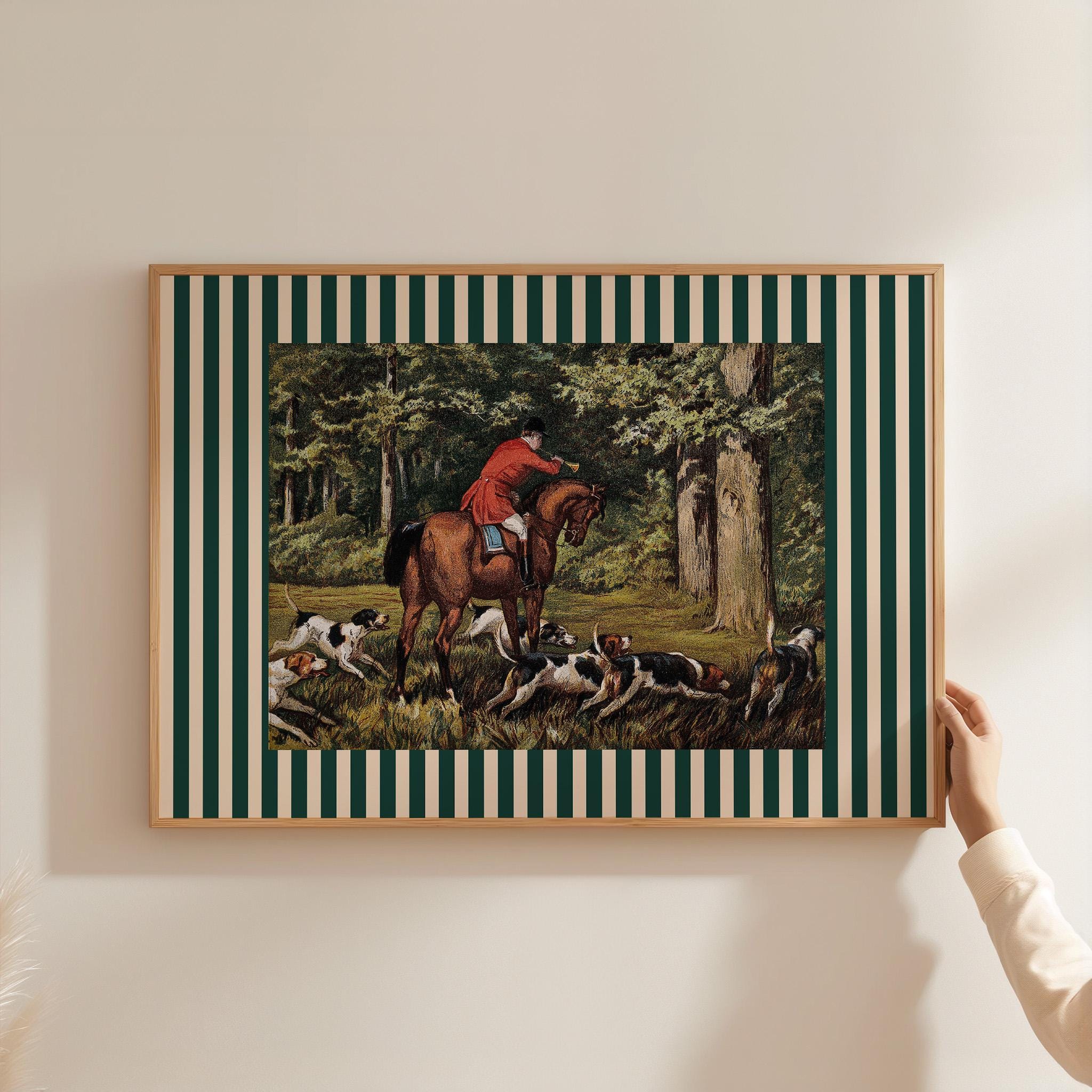 Horse Art Print, Vintage Nursery Art, Boys Room Decor, Vintage Horse Art Print, Vintage Art Decor, Horse Painting, Digital Art Print