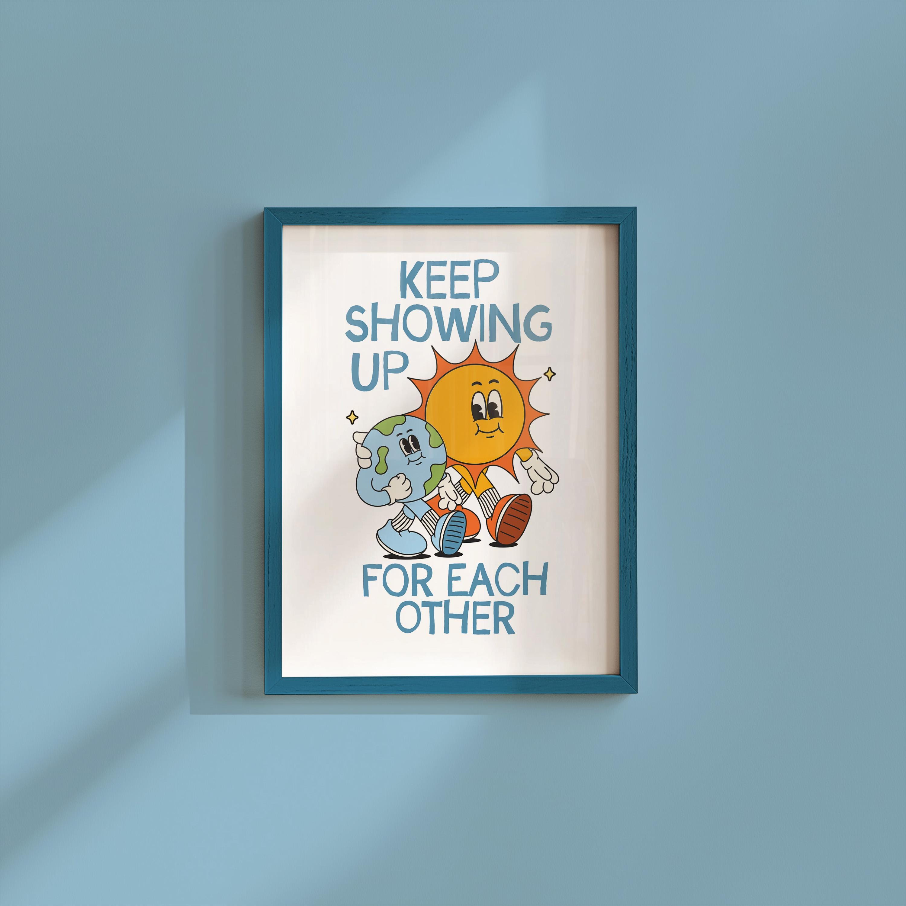 Retro Classroom Poster - Retro Characters Posters, Classroom Decor, Cute Posters, Inspirational Posters, Retro Wall Art, Teacher Posters