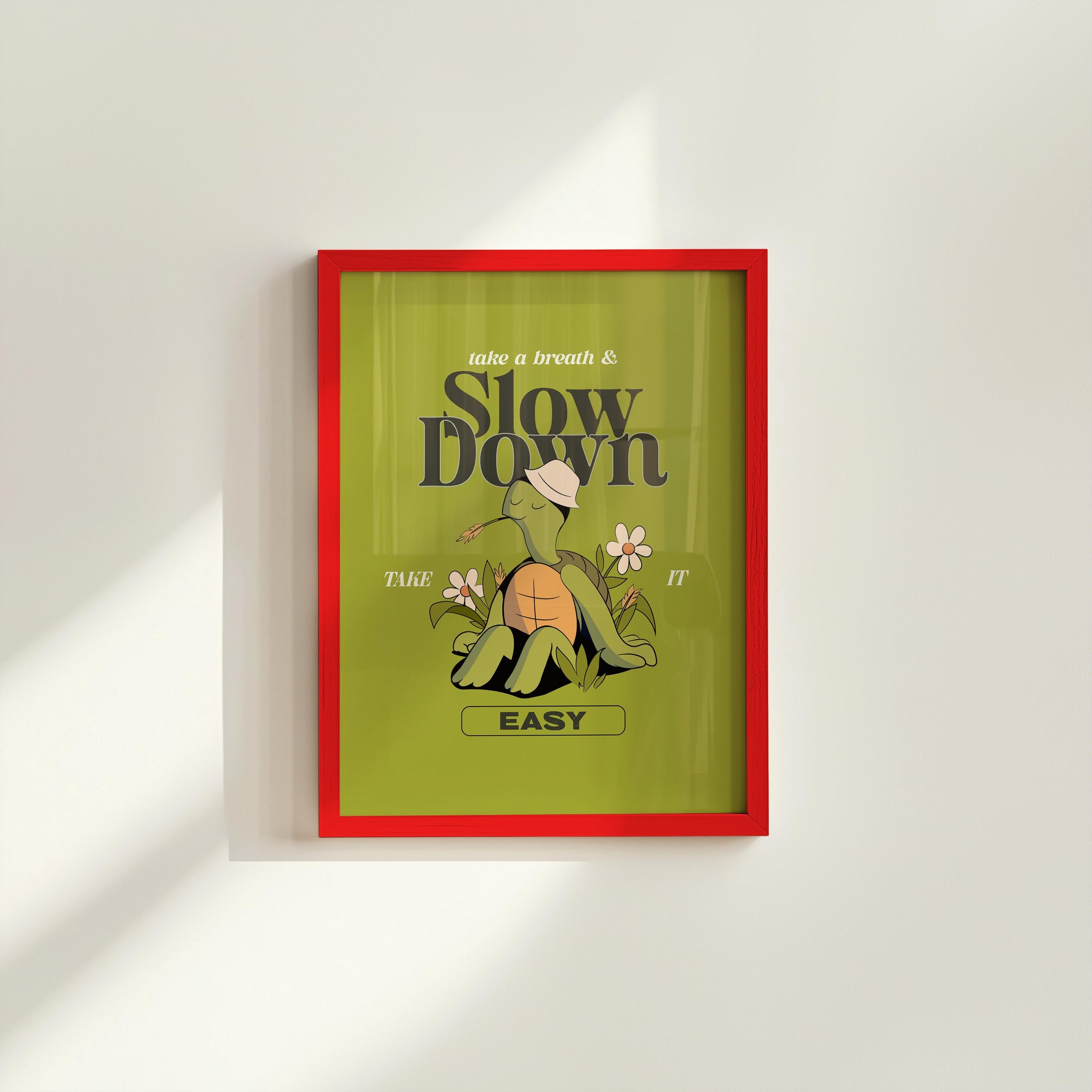 Digital Print, Retro Art Decor, Cute Cartoon Art, Turtle Cartoon Art, Retro Classroom Art, Cute Animal Art, Turtle Decor, Kids Room Prints