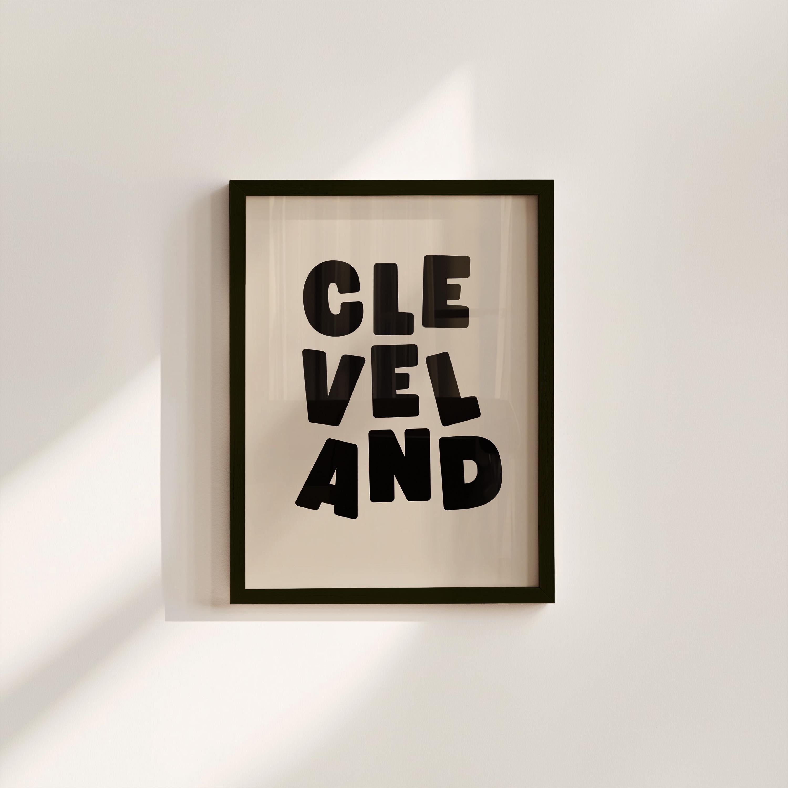 Cleveland Digital Art Print