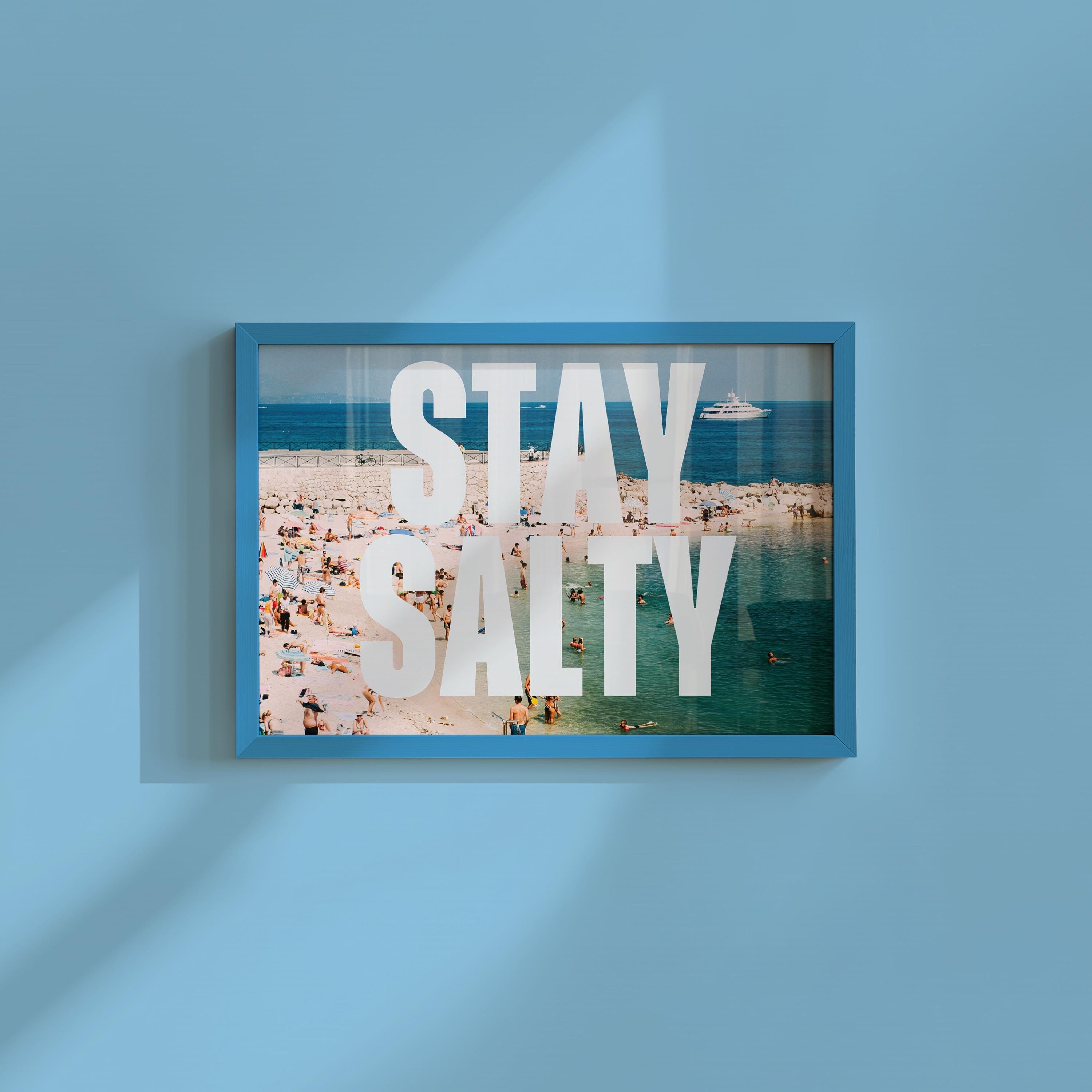 Stay Salty Digital Art Print