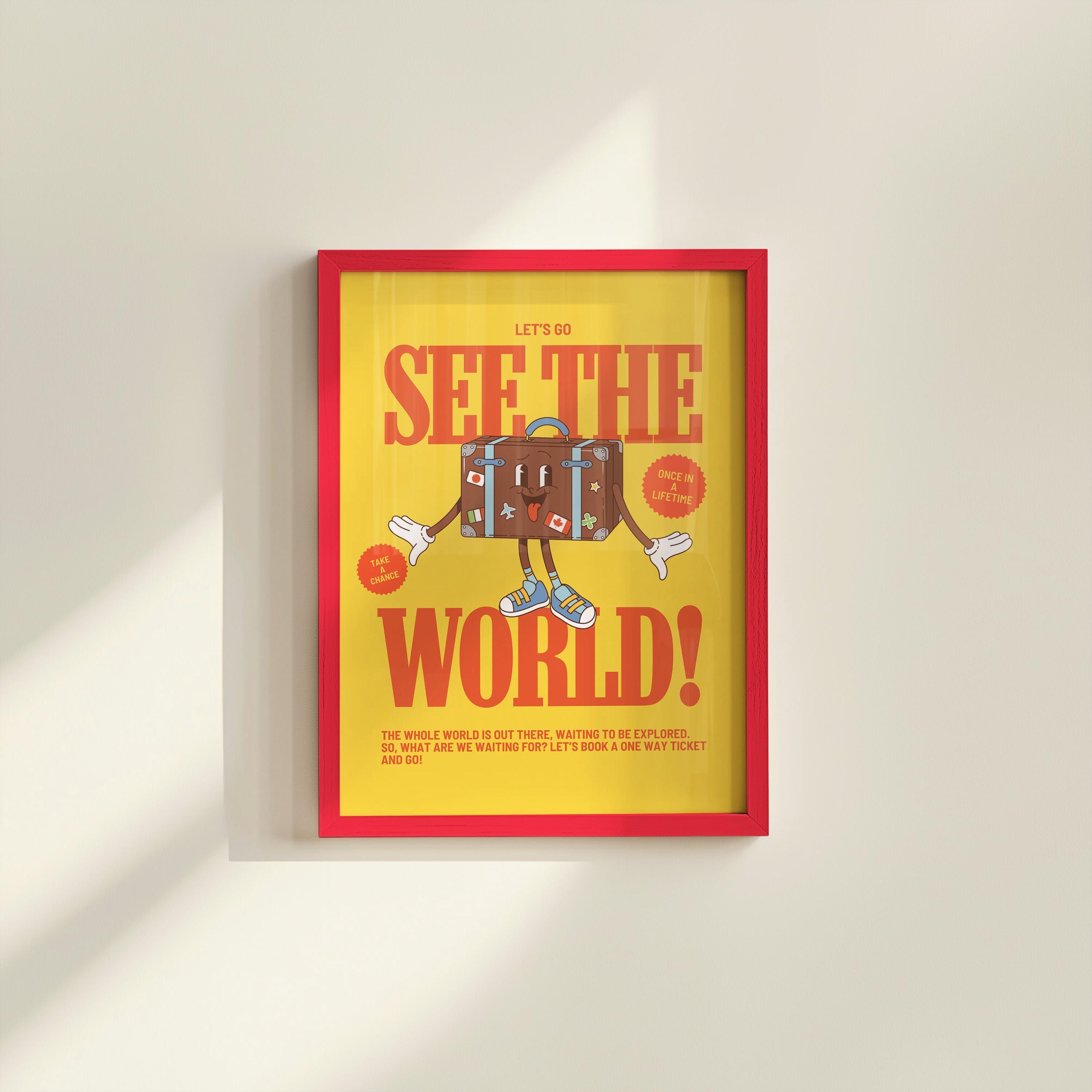 See The World Digital Art Print