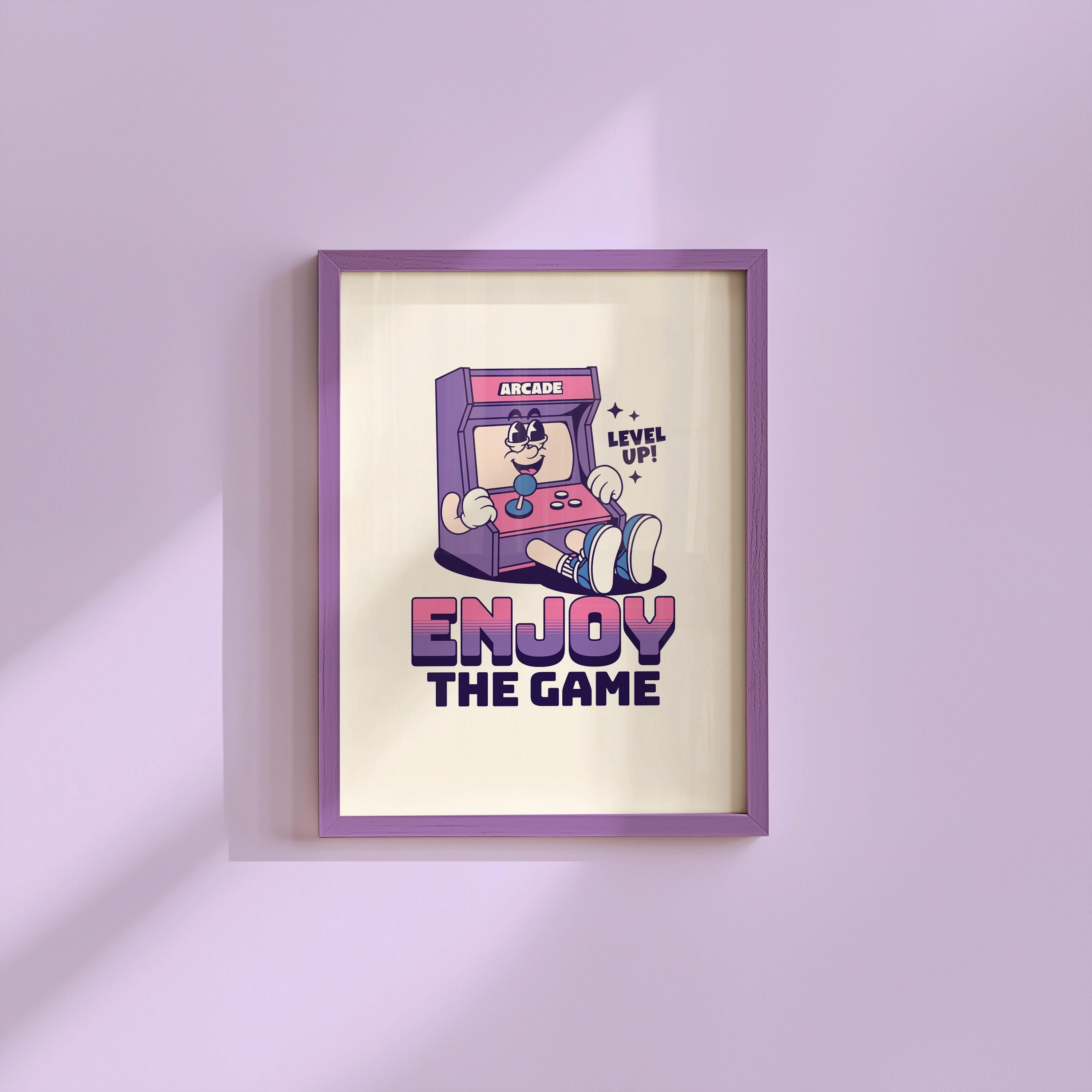 Enjoy the Game Digital Art Print