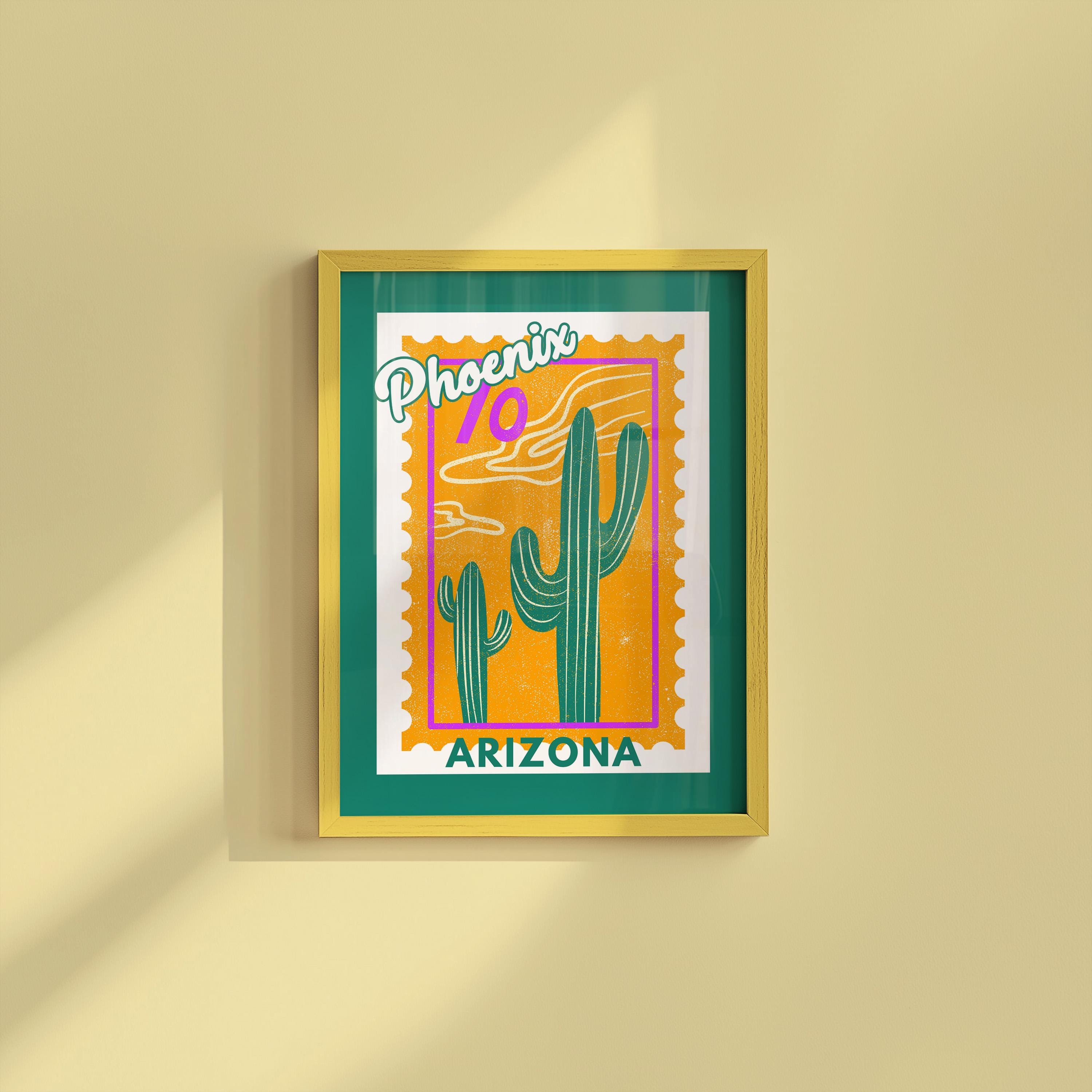Phoenix Stamp Digital Art Print